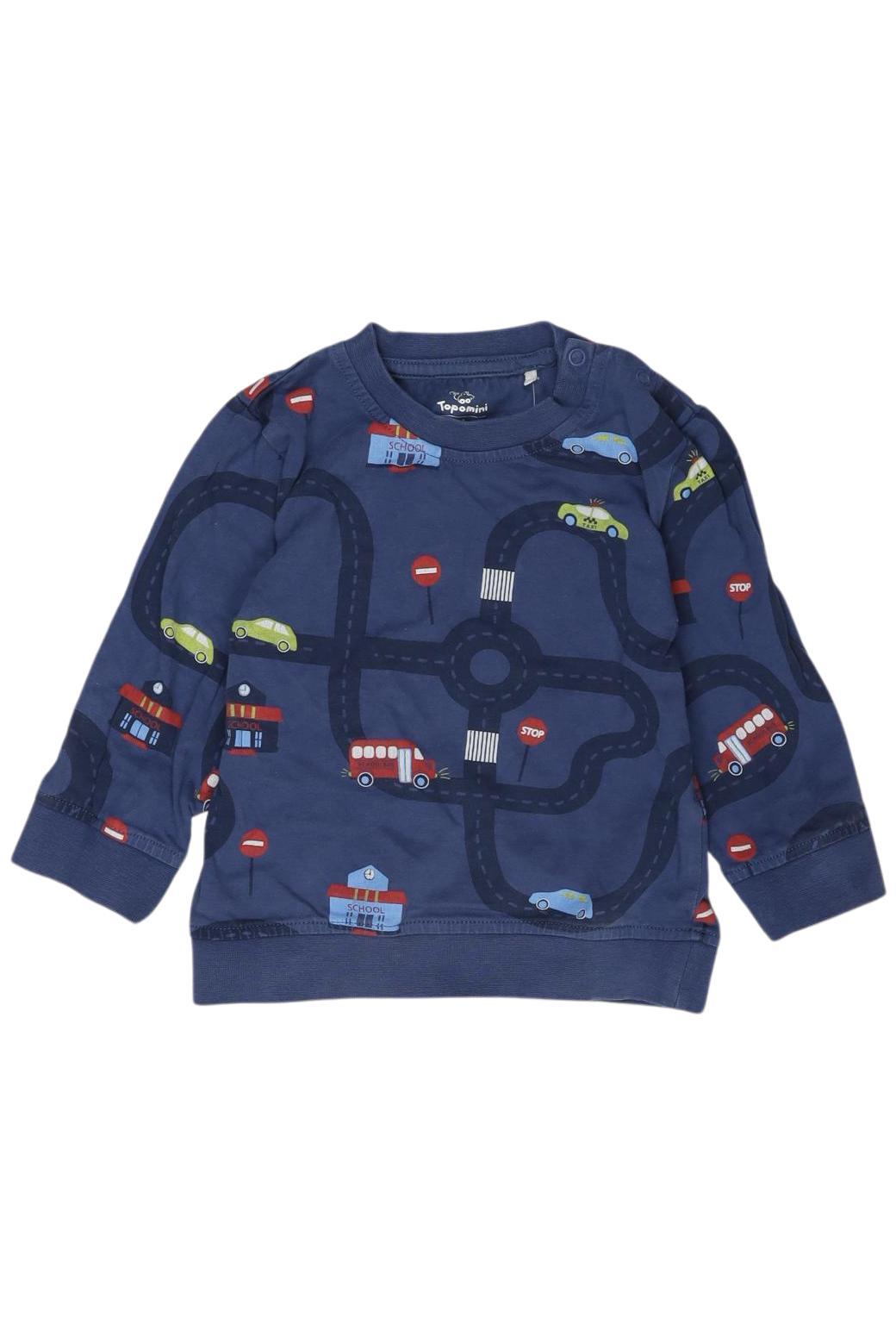 

Topomini Jungen Langarmshirt, marineblau, Gr. 92