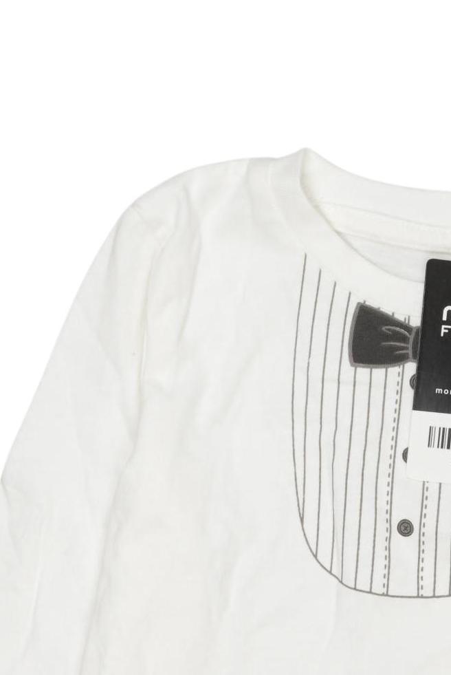 Thumbnail - Topomini Jungen Langarmshirt, weiß, Gr. 80
