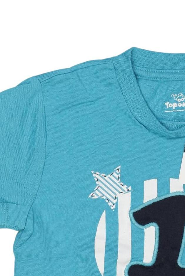 Thumbnail - Topomini Jungen T-Shirt, türkis, Gr. 86