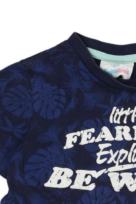 Thumbnail - Topomini Jungen T-Shirt, marineblau, Gr. 92