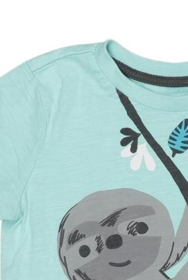 Thumbnail - Topomini Jungen T-Shirt, türkis, Gr. 86