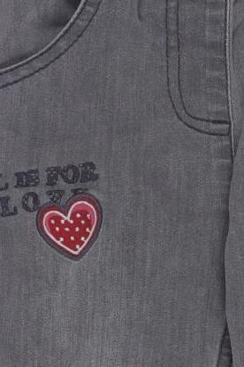 Thumbnail - Topomini Mädchen Stoffhose, grau, Gr. 86