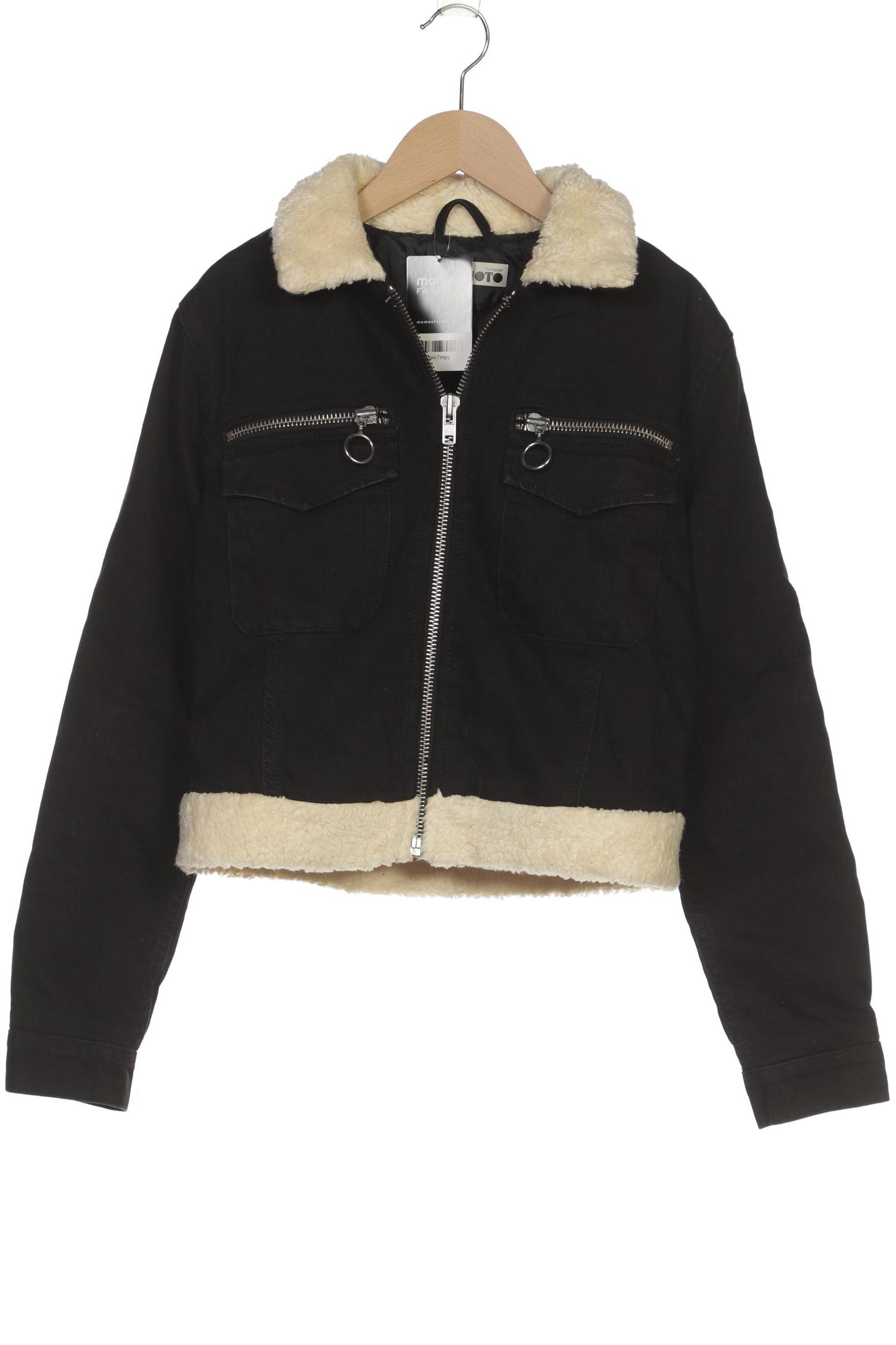 

Topshop Damen Jacke, schwarz, Gr. 36
