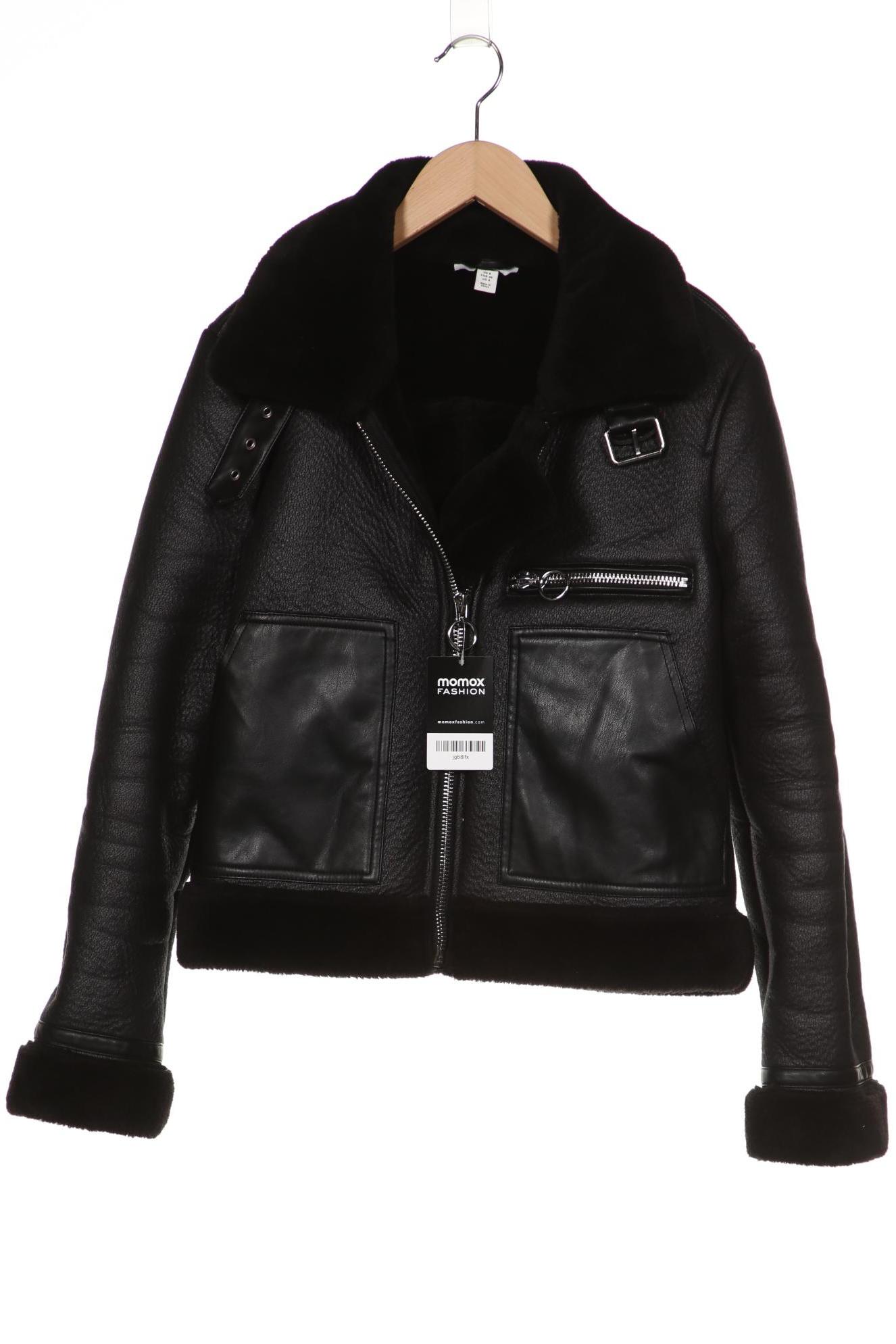 

Topshop Damen Jacke, schwarz, Gr. 36