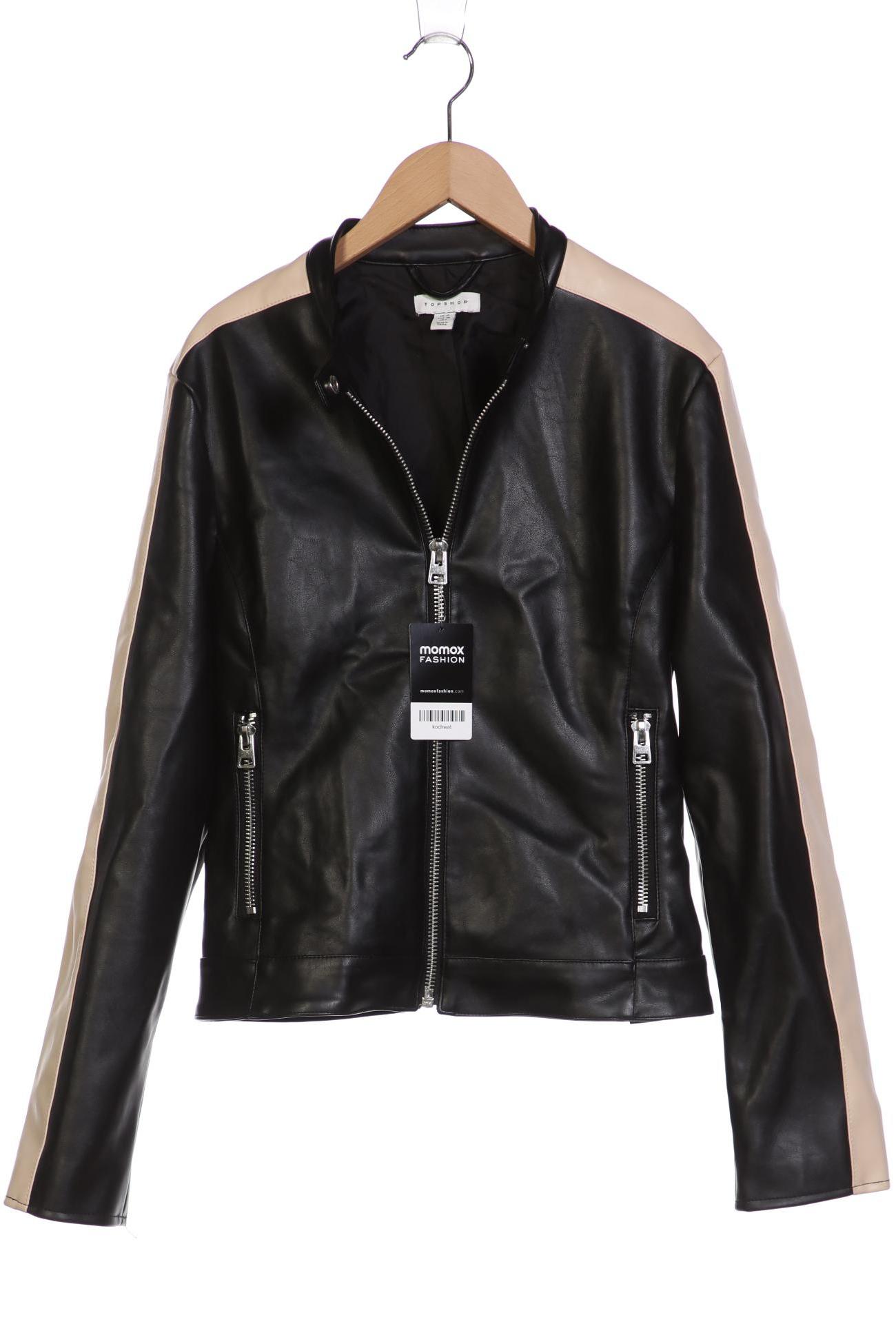 

Topshop Damen Jacke, schwarz, Gr. 38