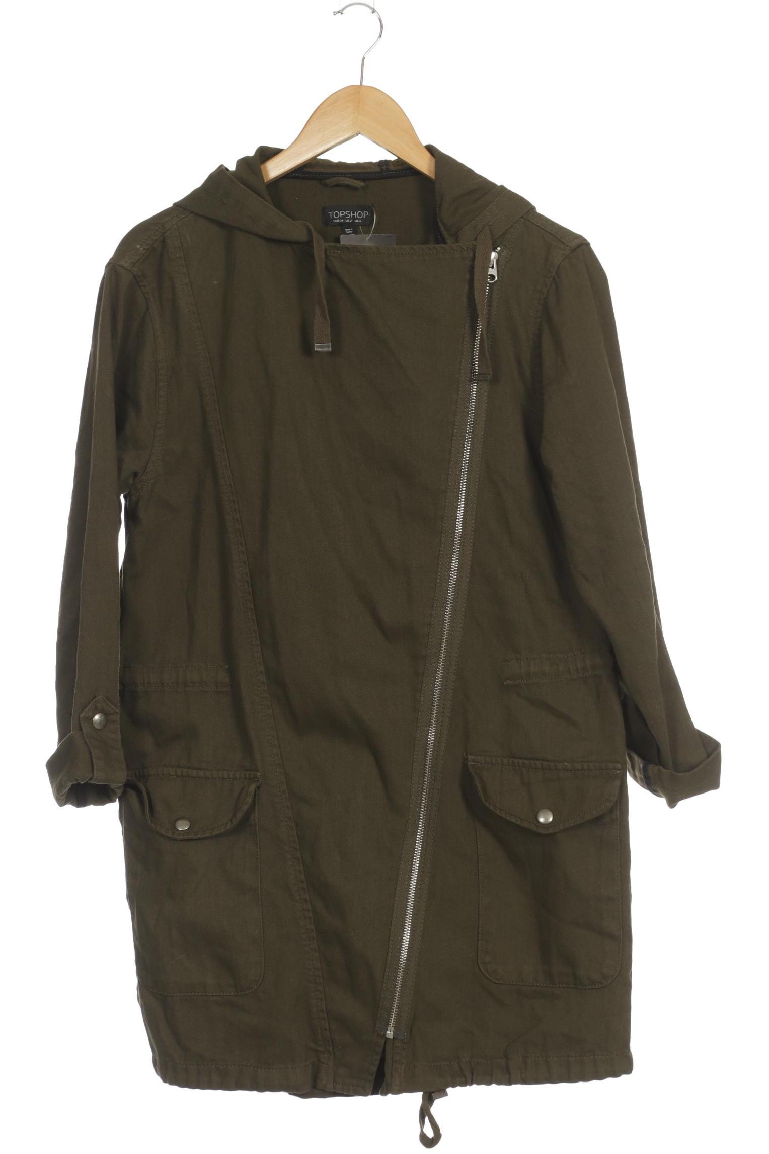 

Topshop Damen Jacke, grün, Gr. 36