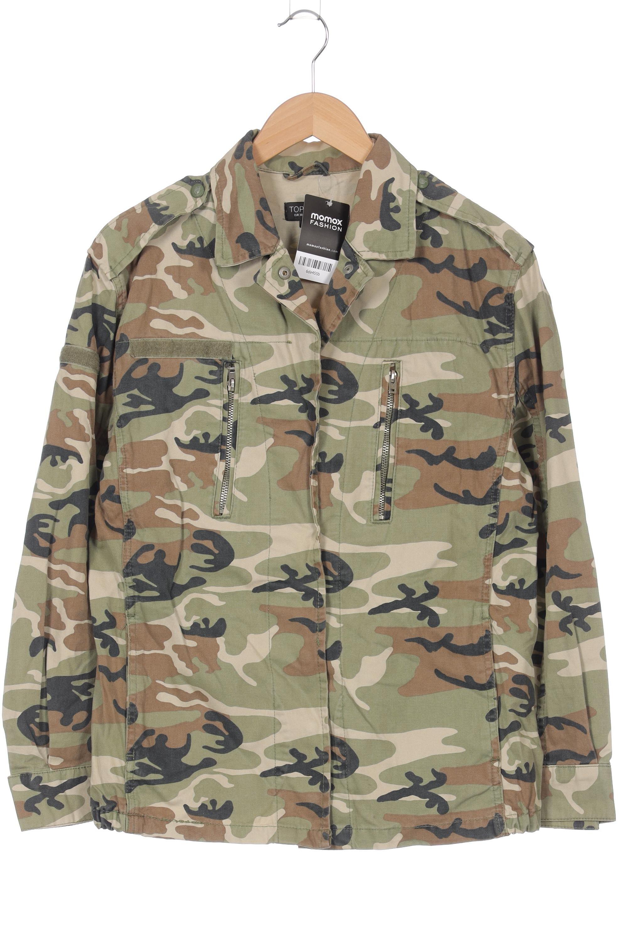 

Topshop Damen Jacke, grün, Gr. 38