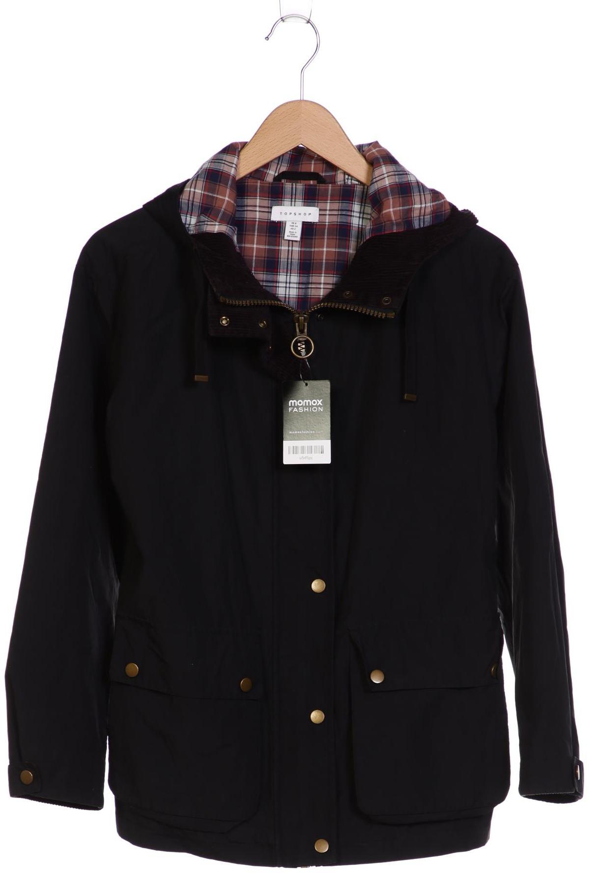 

Topshop Damen Jacke, schwarz, Gr. 34