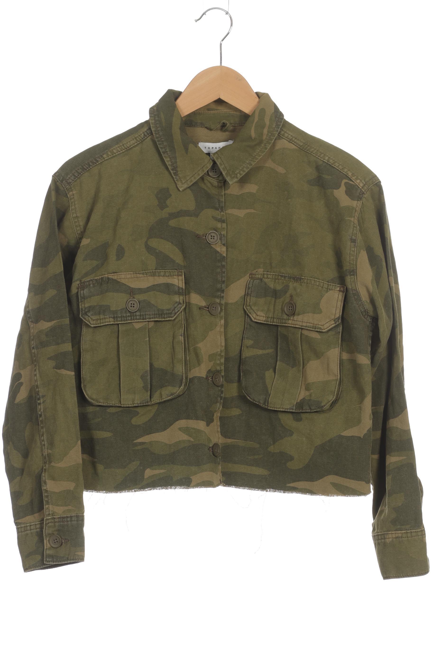 

Topshop Damen Jacke, grün, Gr. 36