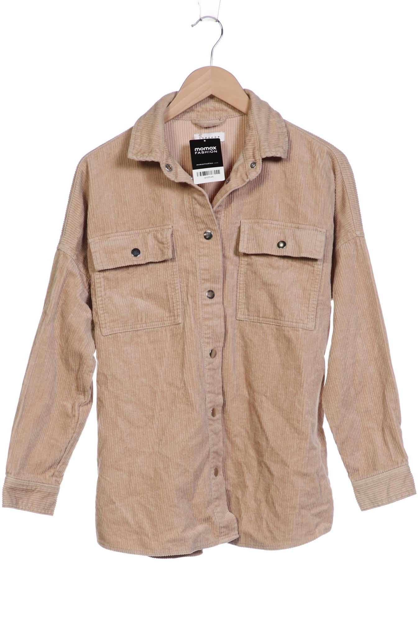 

Topshop Damen Jacke, beige, Gr. 34