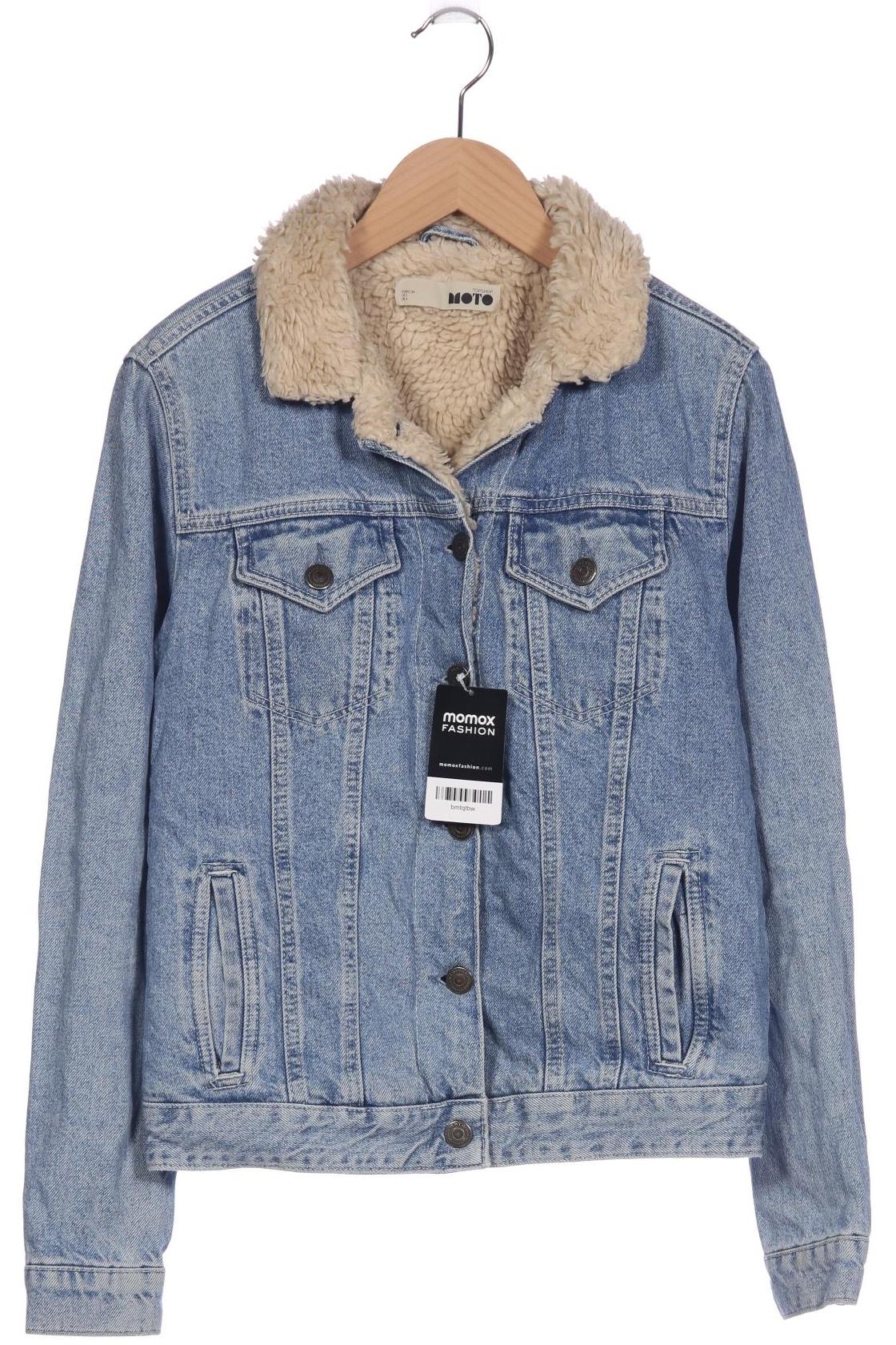 

Topshop Damen Jacke, blau, Gr. 34