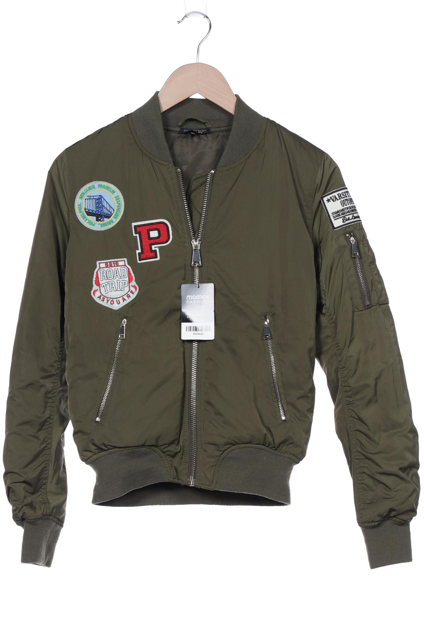 

Topshop Damen Jacke, grün, Gr. 36