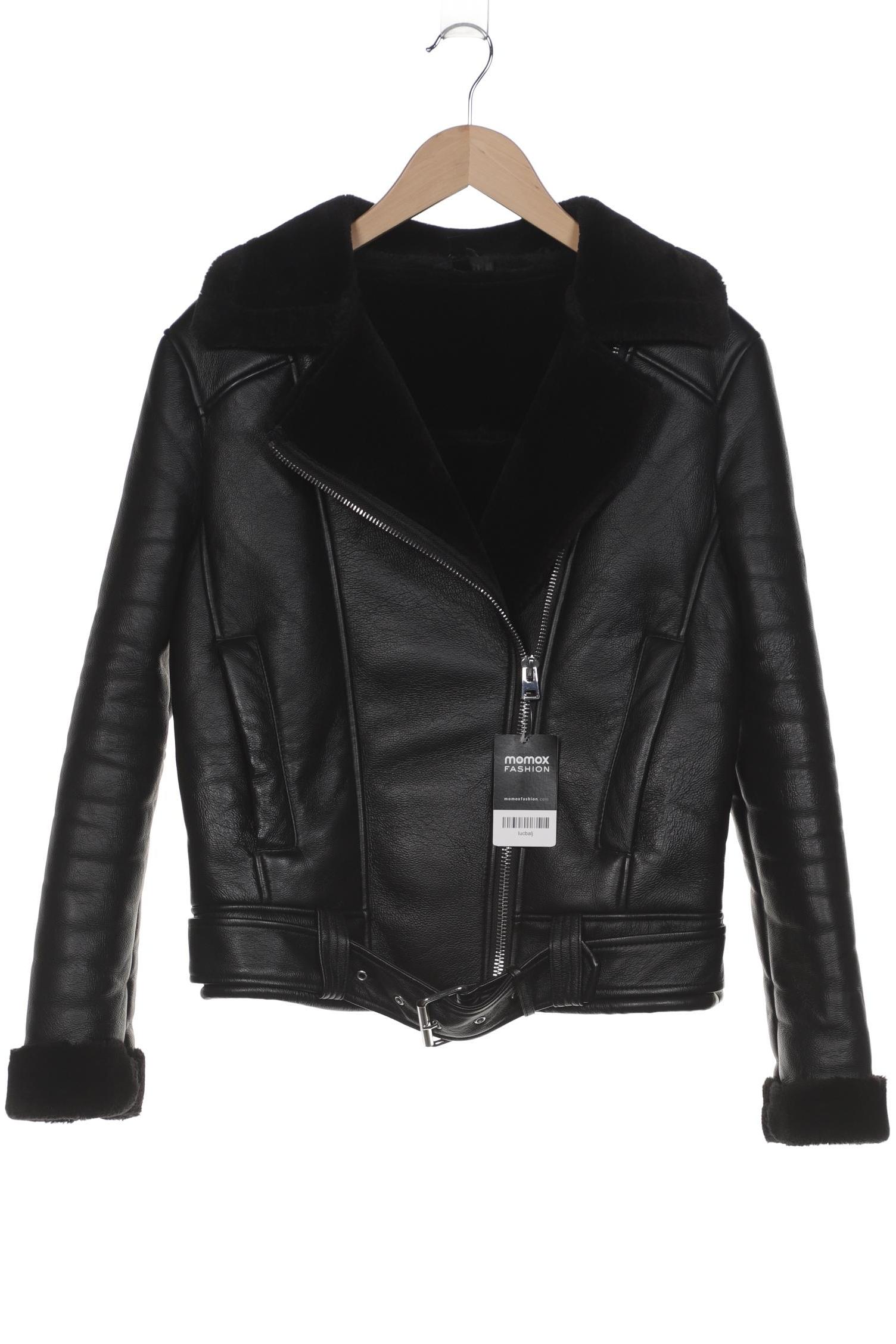 

Topshop Damen Jacke, schwarz, Gr. 36