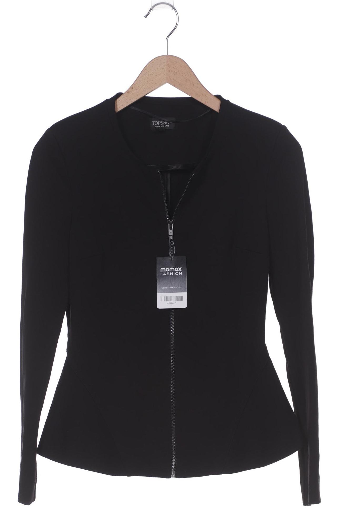 

Topshop Damen Jacke, schwarz, Gr. 38