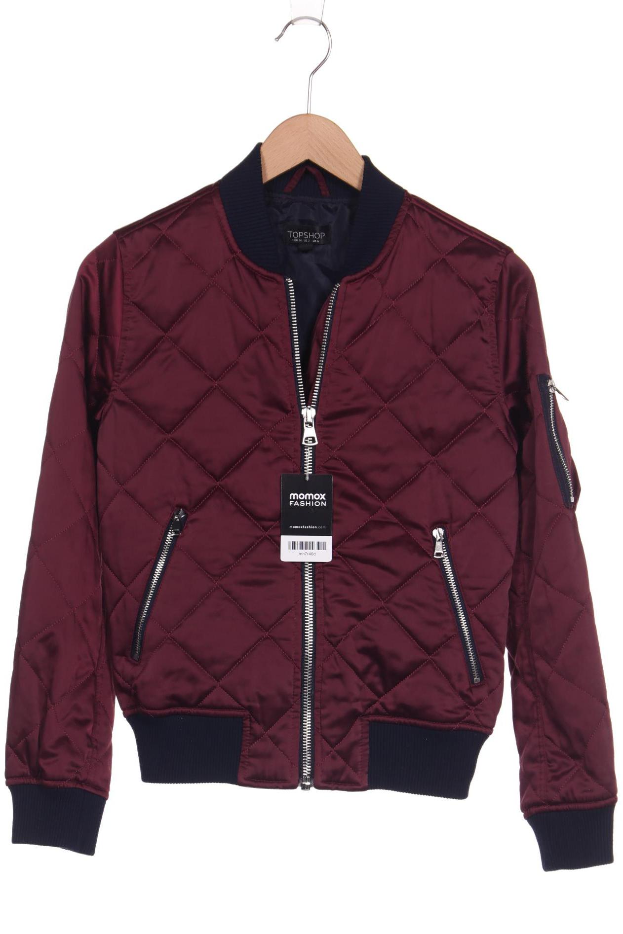 

Topshop Damen Jacke, bordeaux