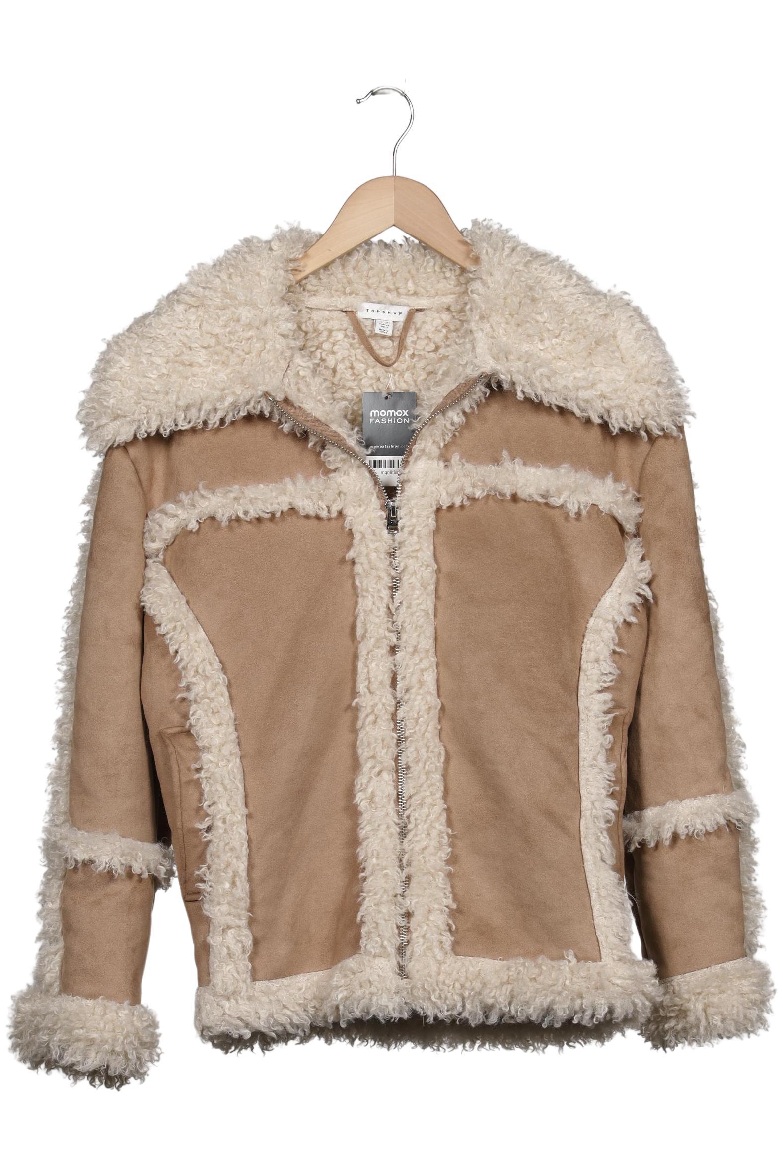 

Topshop Damen Jacke, beige, Gr. 44