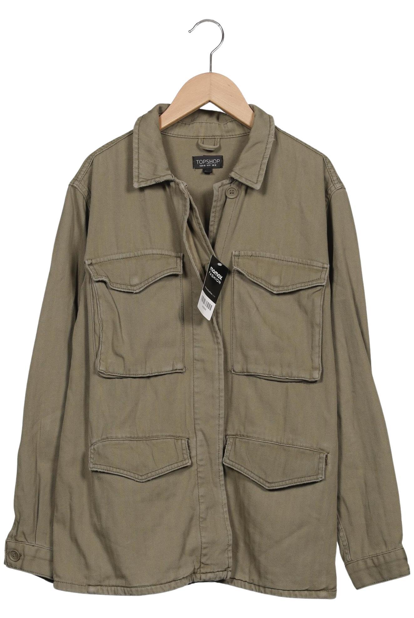 

Topshop Damen Jacke, grün, Gr. 40