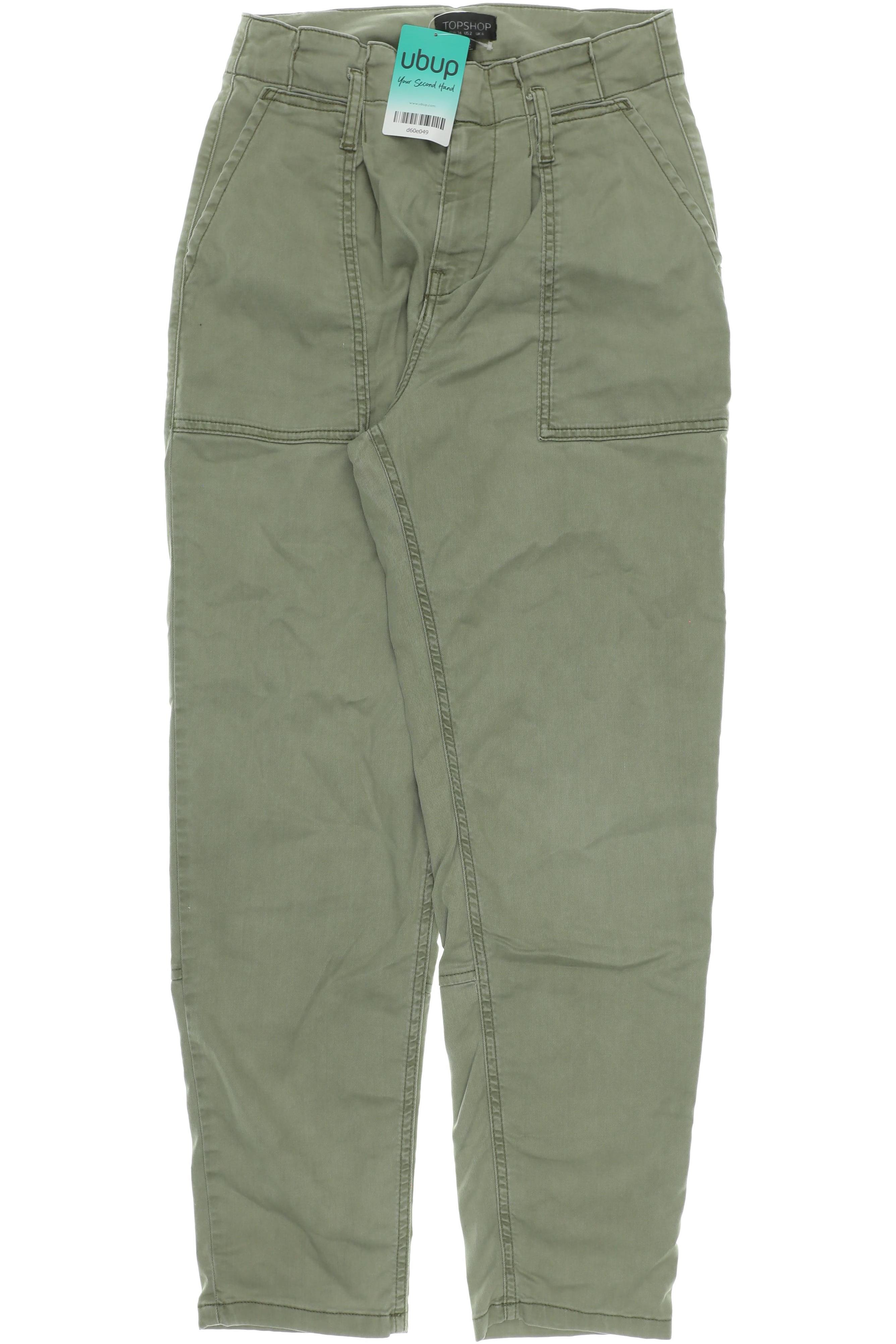 

Topshop Damen Jeans, grün, Gr. 34