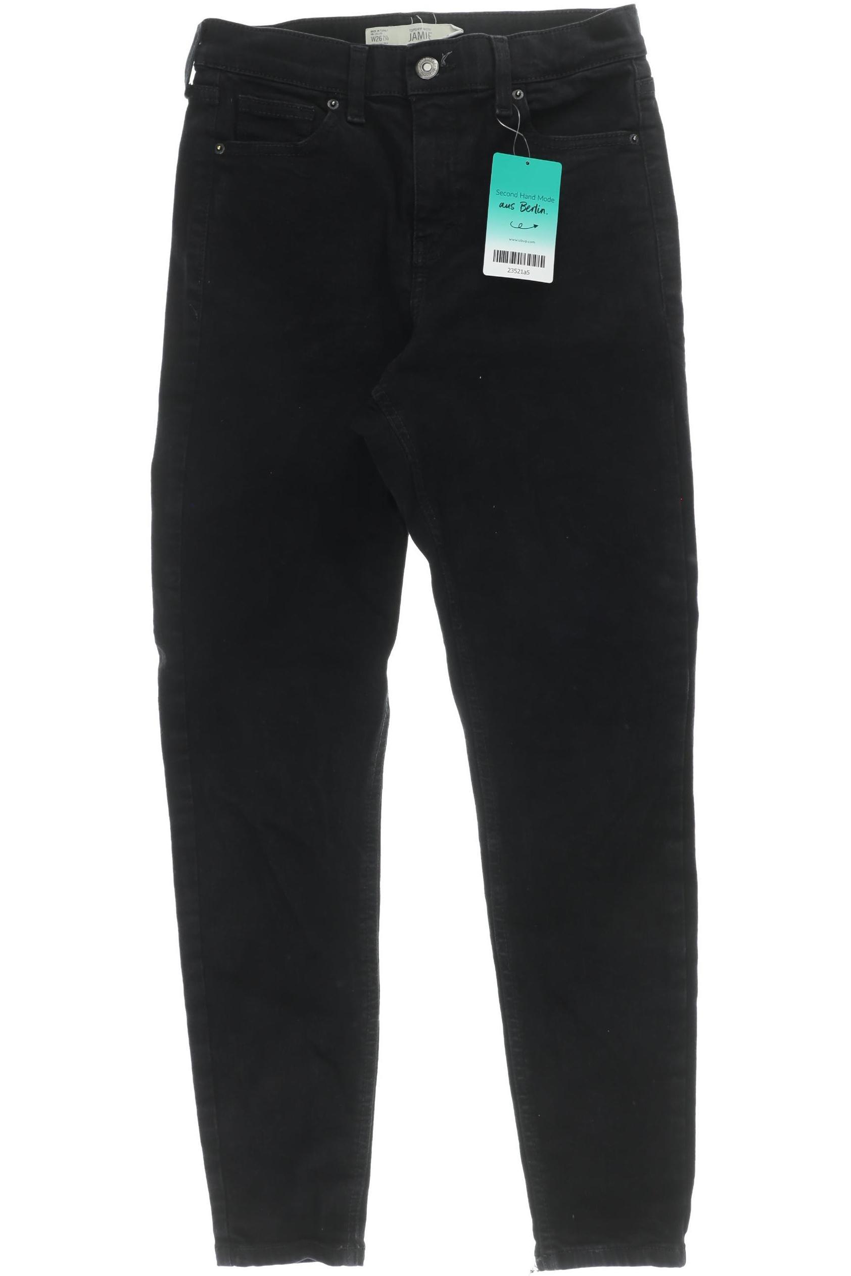 

Topshop Damen Jeans, schwarz, Gr. 26