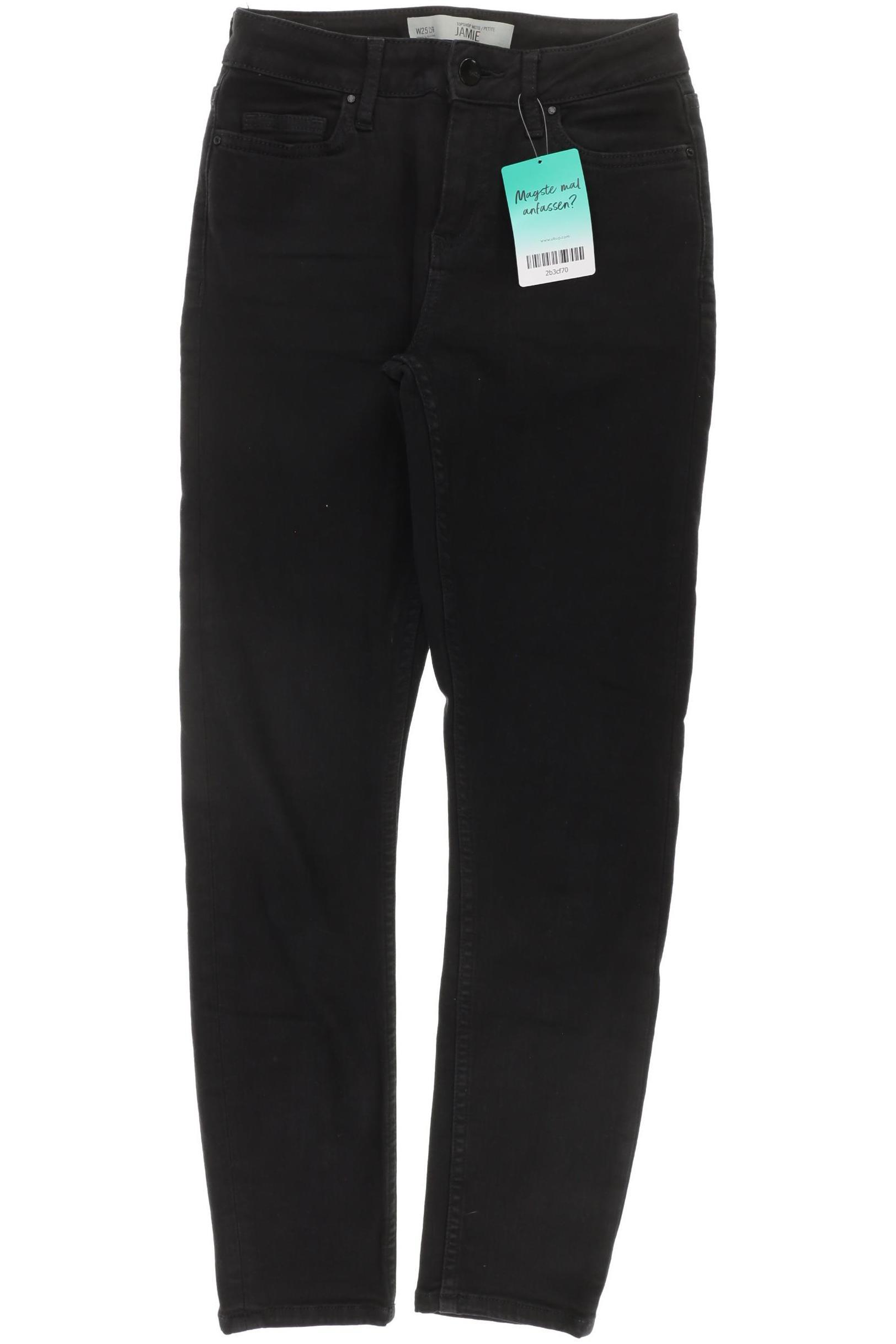

Topshop Damen Jeans, schwarz, Gr. 25