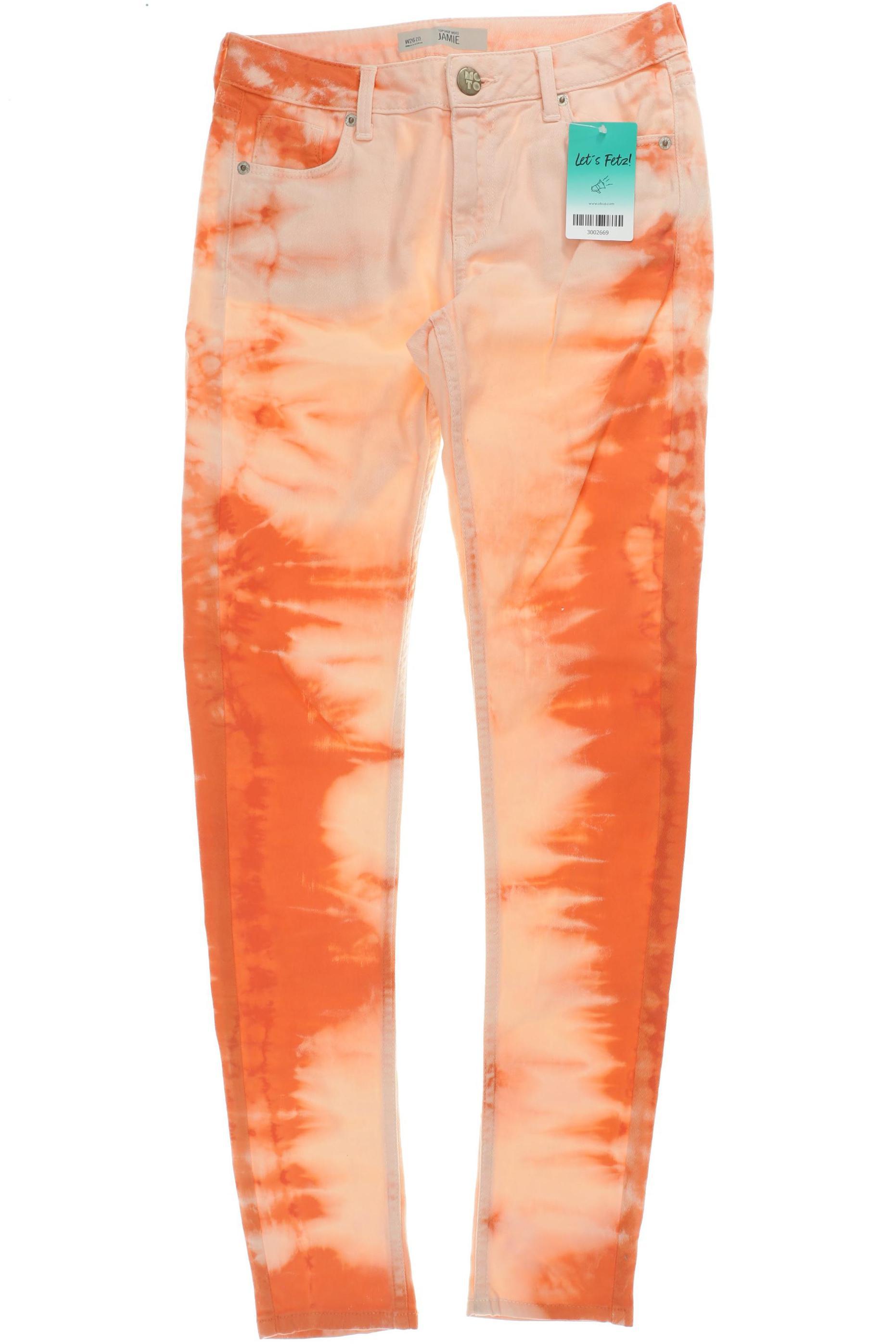 

Topshop Damen Jeans, orange, Gr. 26