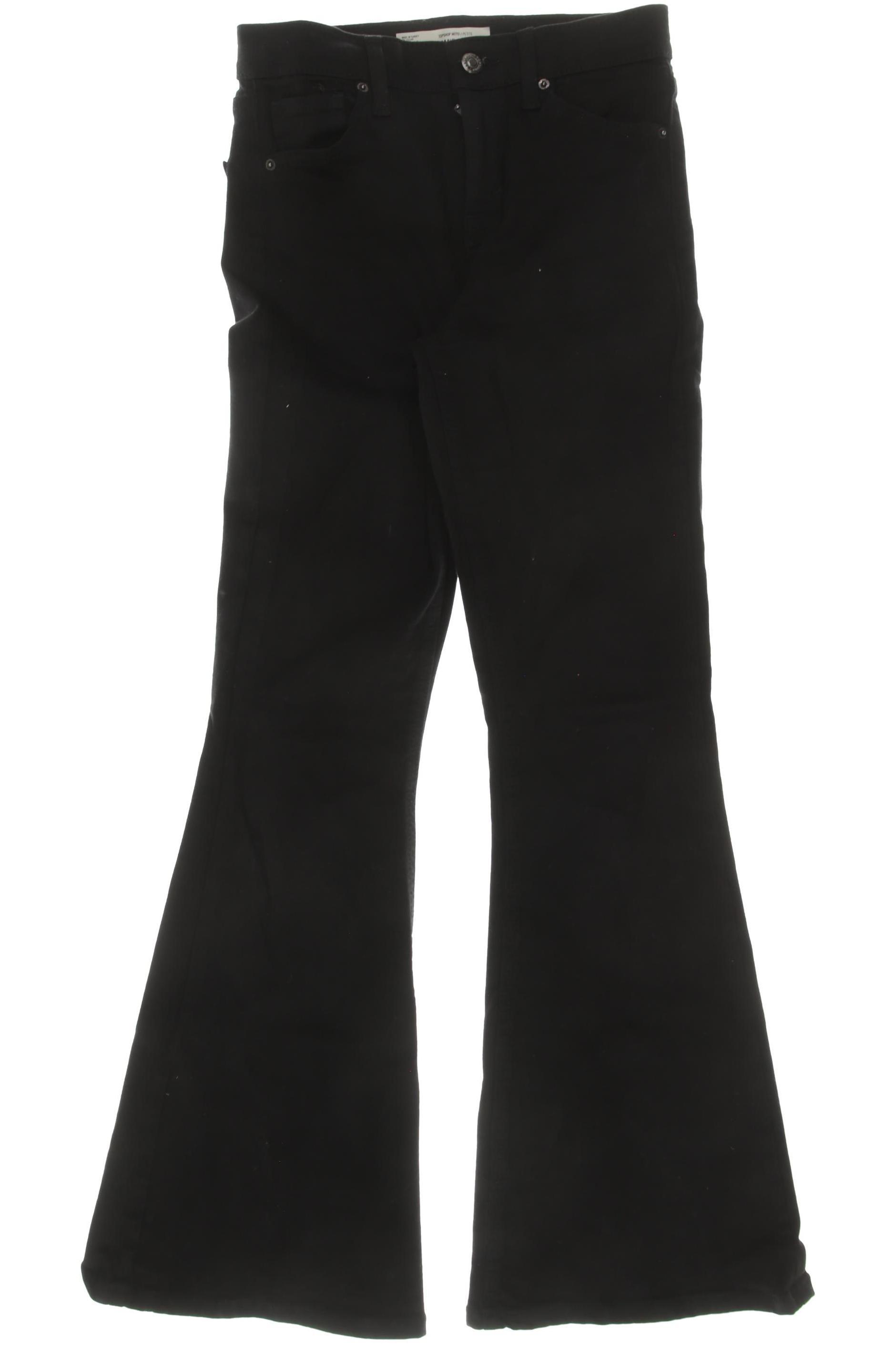

Topshop Damen Jeans, schwarz, Gr. 25