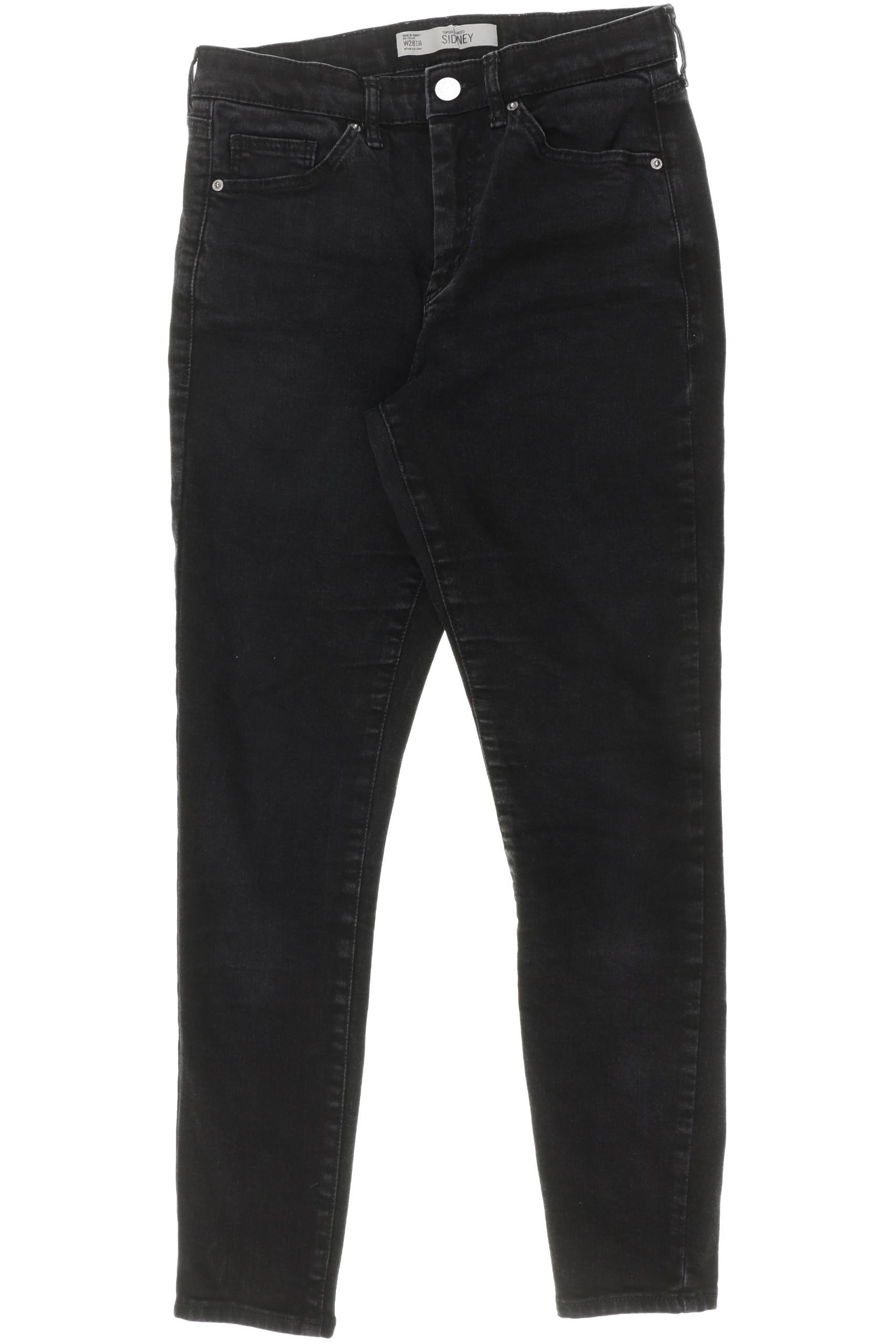 

Topshop Damen Jeans, schwarz, Gr. 28