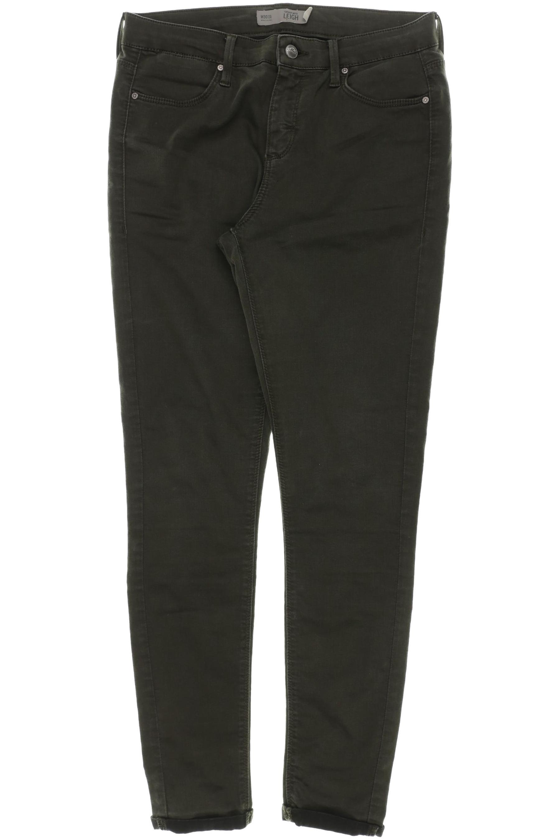 

Topshop Damen Jeans, grün, Gr. 30