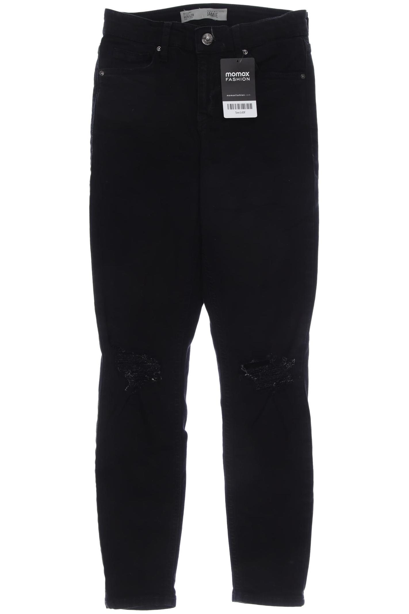 

Topshop Damen Jeans, schwarz