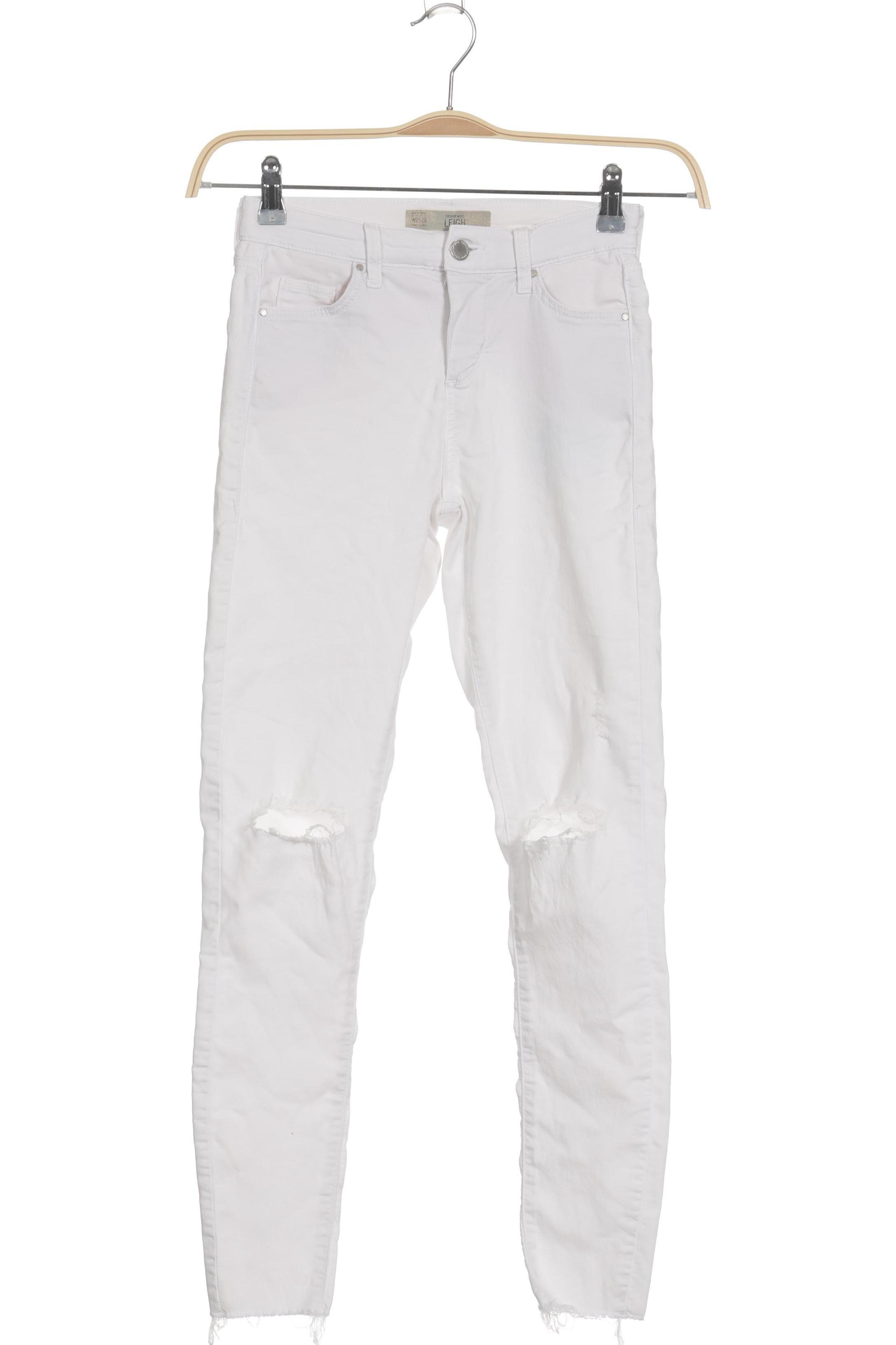 

Topshop Damen Jeans, weiß, Gr. 25