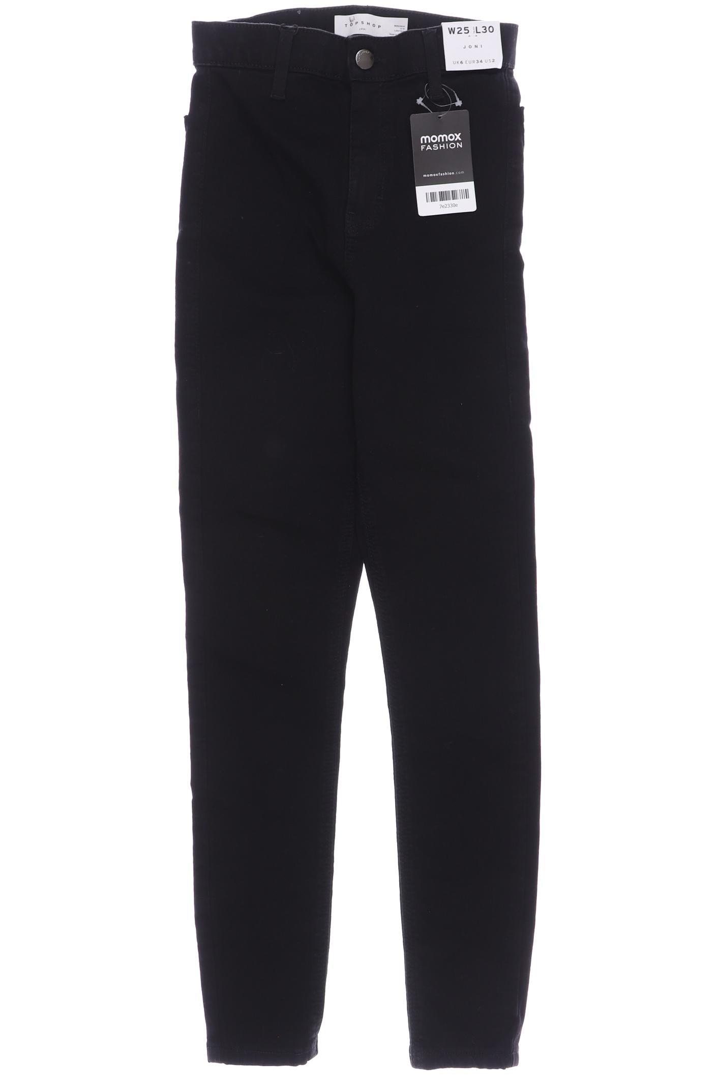 

Topshop Damen Jeans, schwarz, Gr. 25