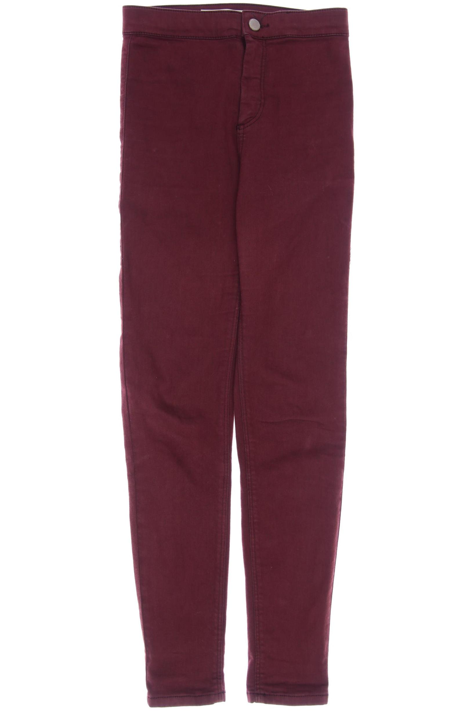 

Topshop Damen Jeans, bordeaux, Gr. 25