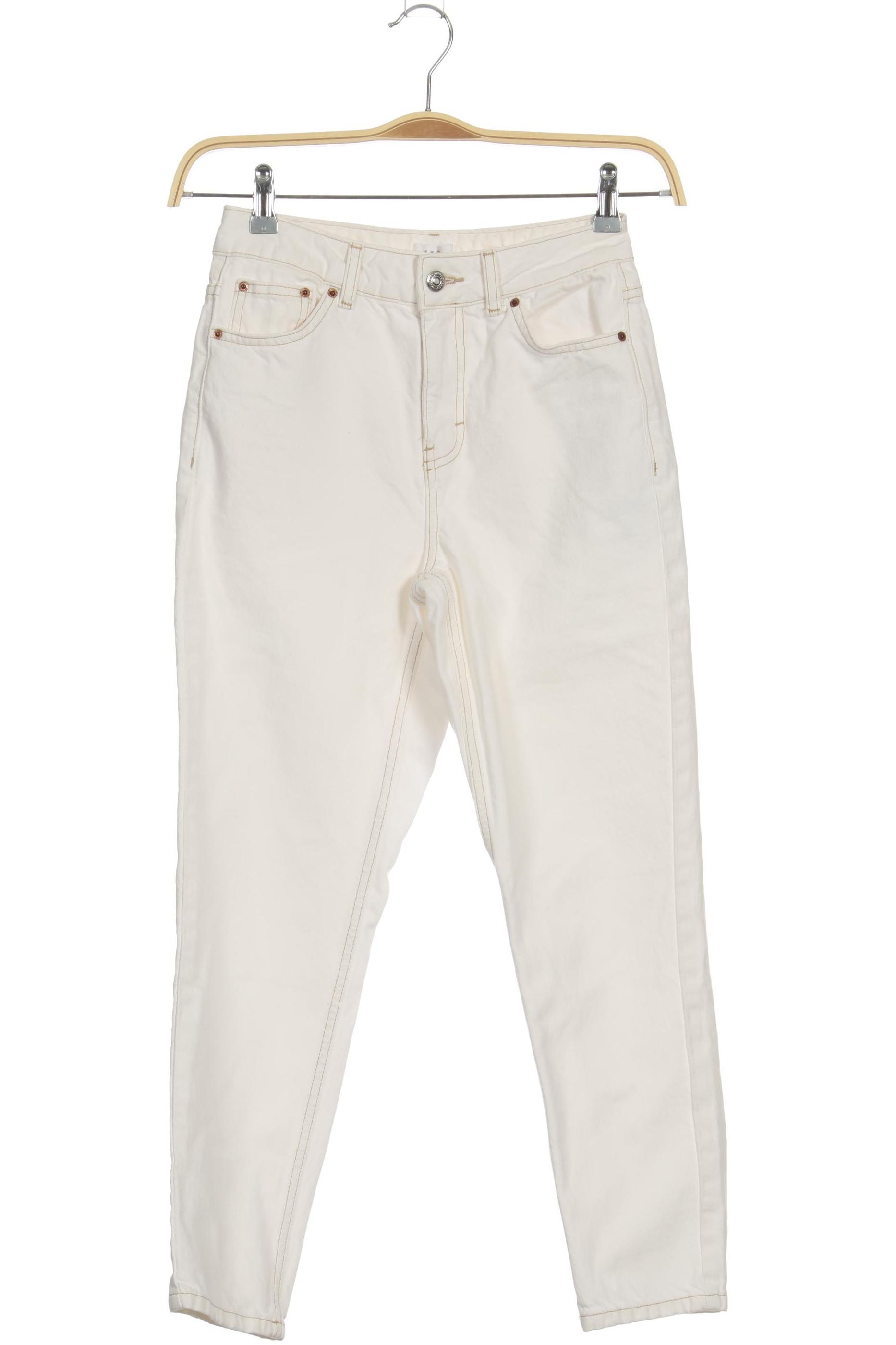 

Topshop Damen Jeans, weiß, Gr. 26