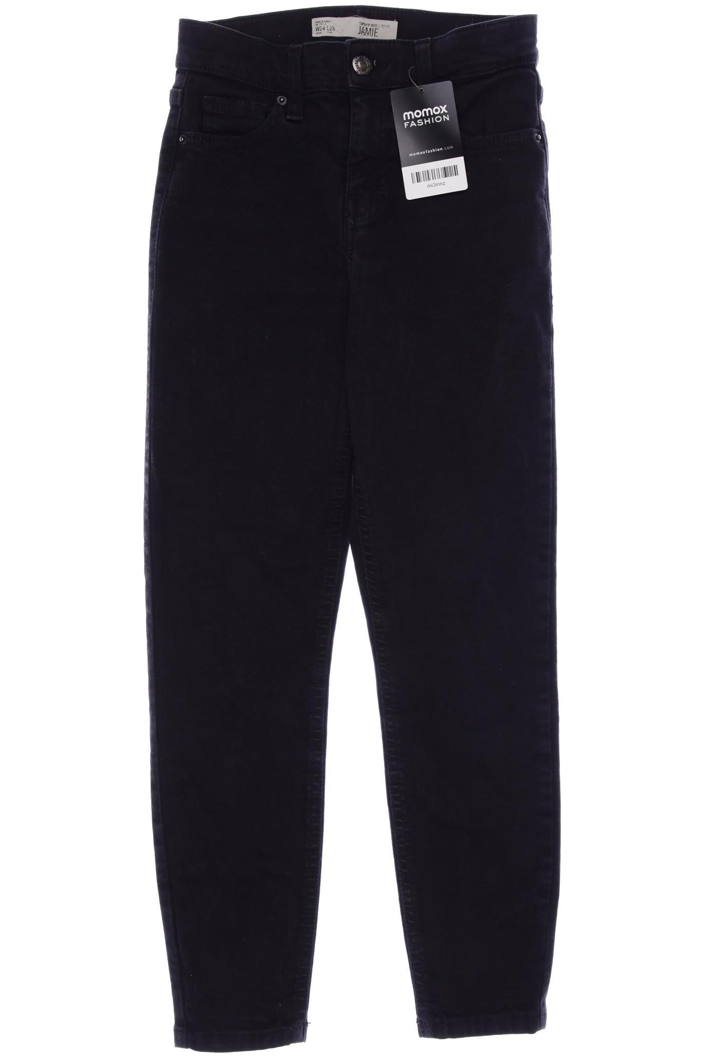 

Topshop Damen Jeans, schwarz, Gr. 24