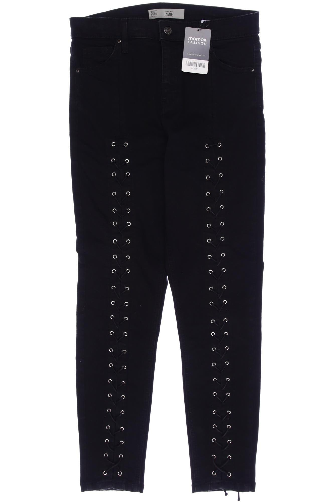 

Topshop Damen Jeans, schwarz