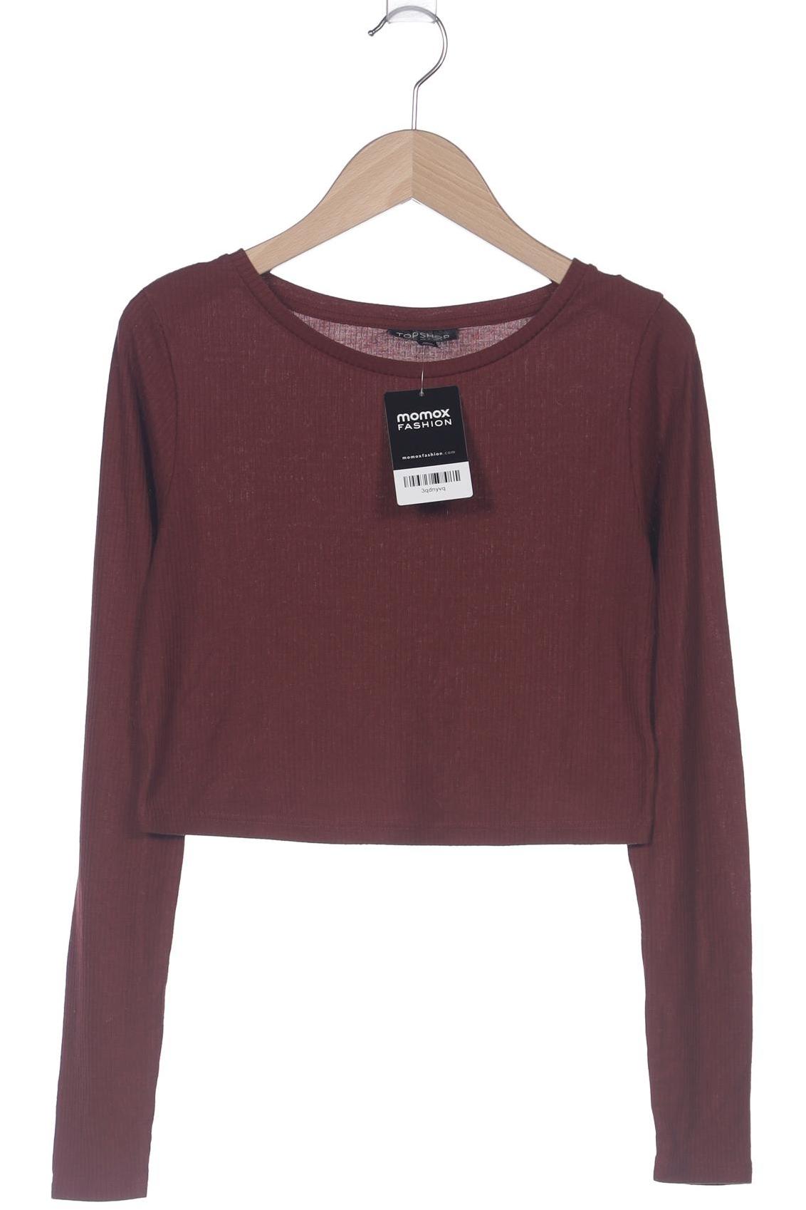 

Topshop Damen Langarmshirt, braun, Gr. 36