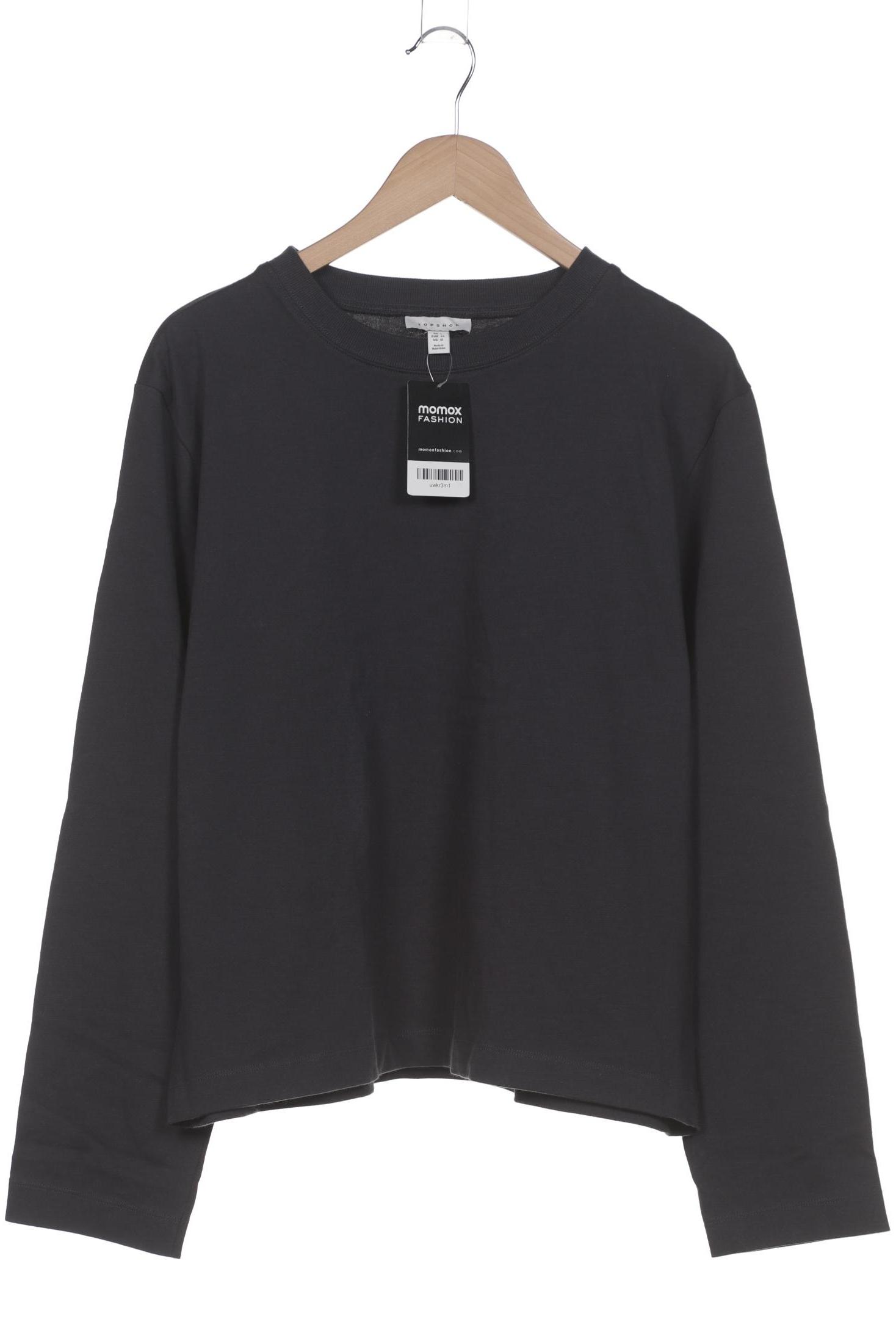 

Topshop Damen Langarmshirt, grau, Gr. 44