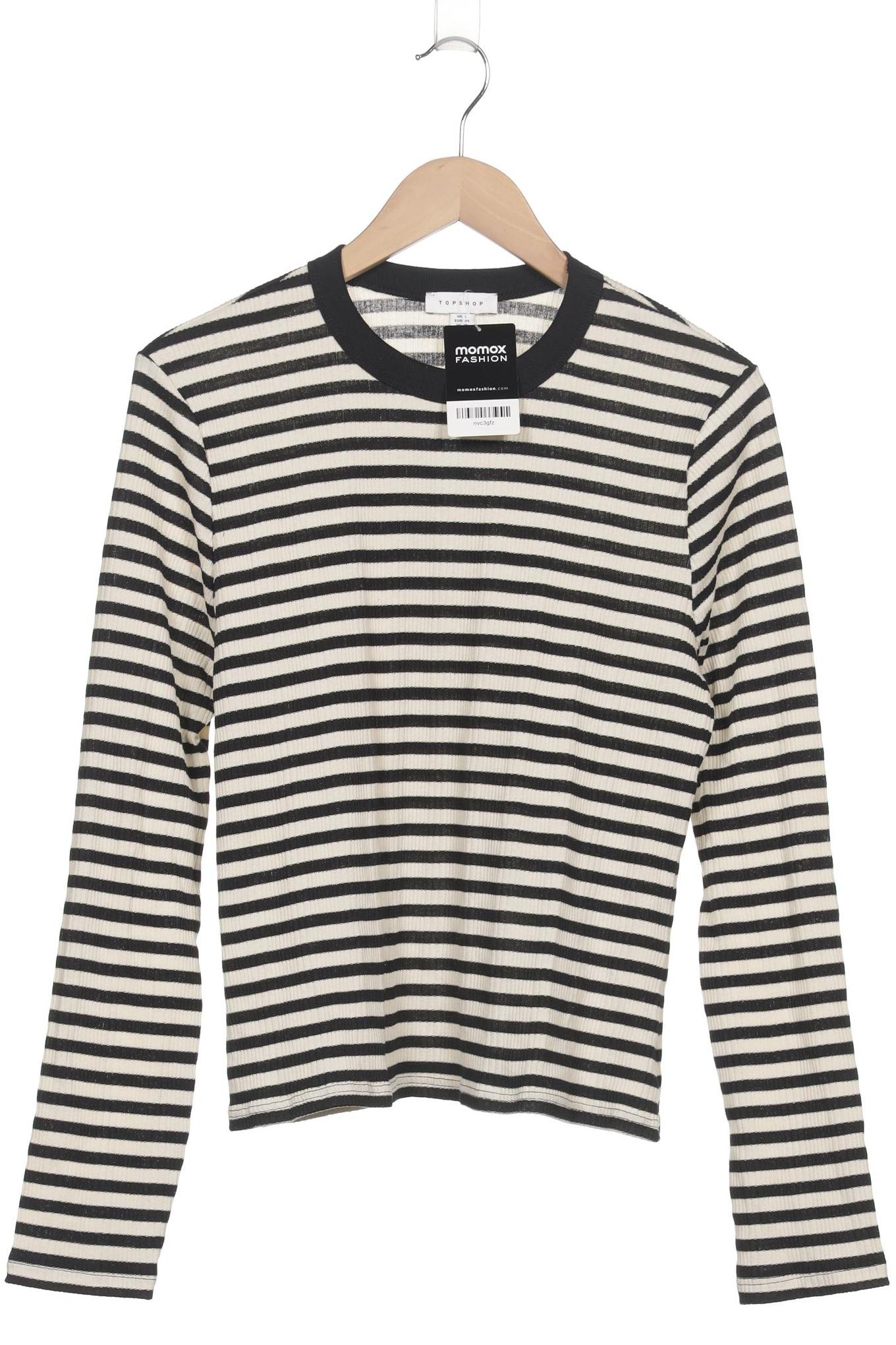 

Topshop Damen Langarmshirt, schwarz, Gr. 44