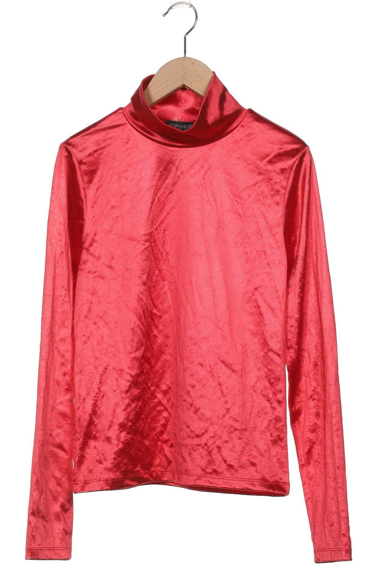 

Topshop Damen Langarmshirt, rot, Gr. 40