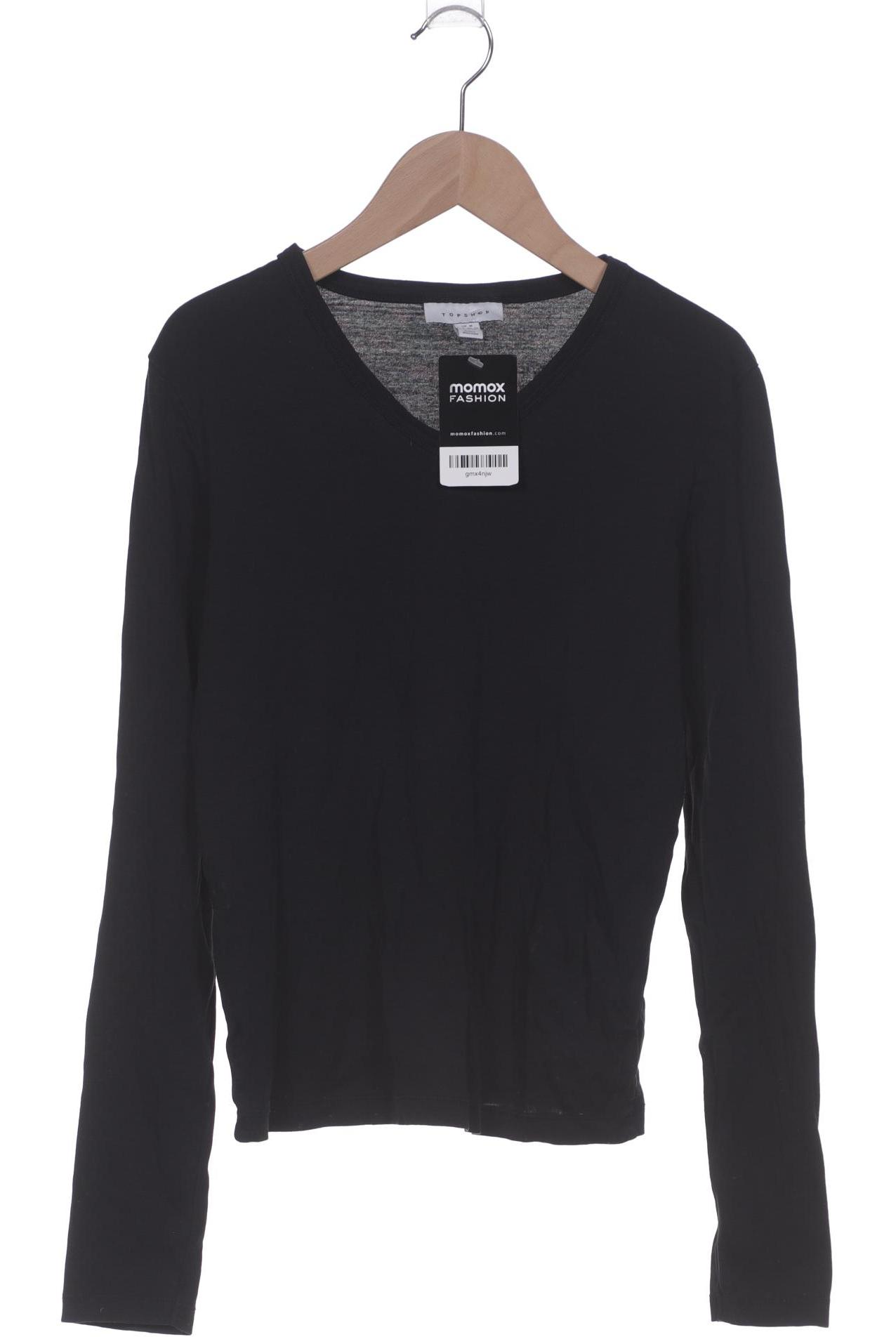 

Topshop Damen Langarmshirt, schwarz, Gr. 40