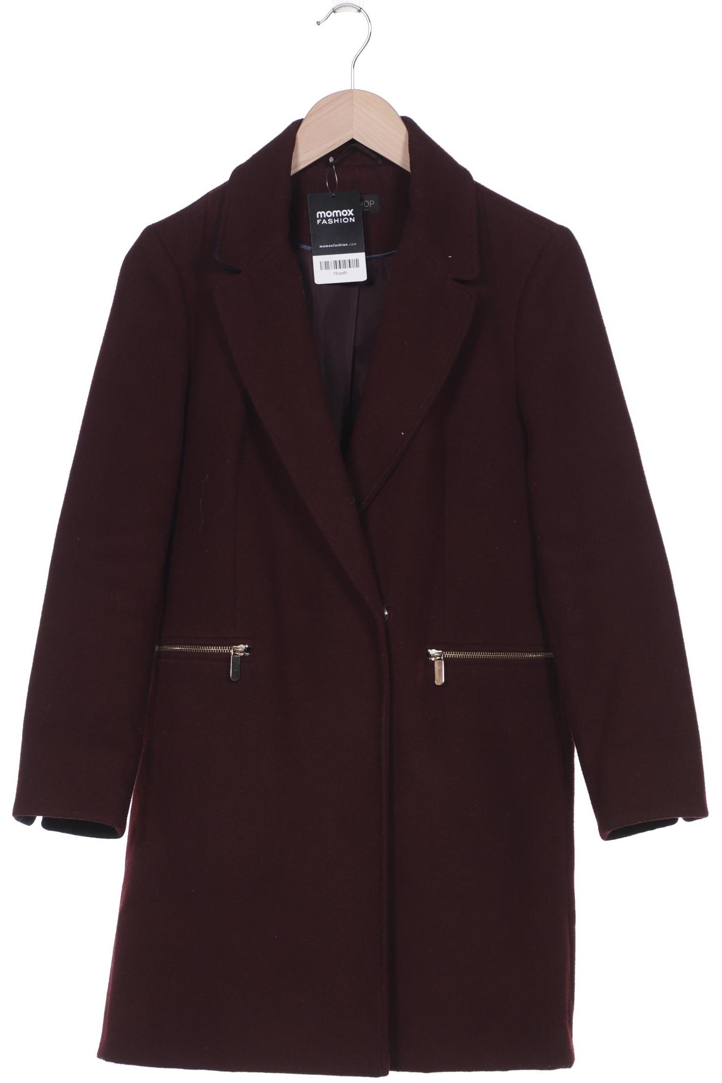 

Topshop Damen Mantel, bordeaux