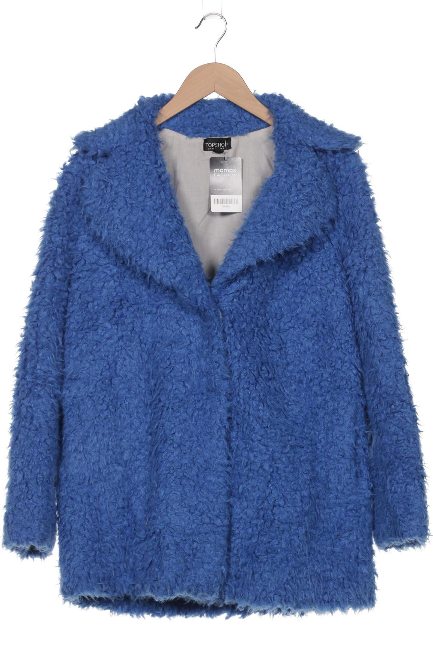 

Topshop Damen Mantel, blau, Gr. 40