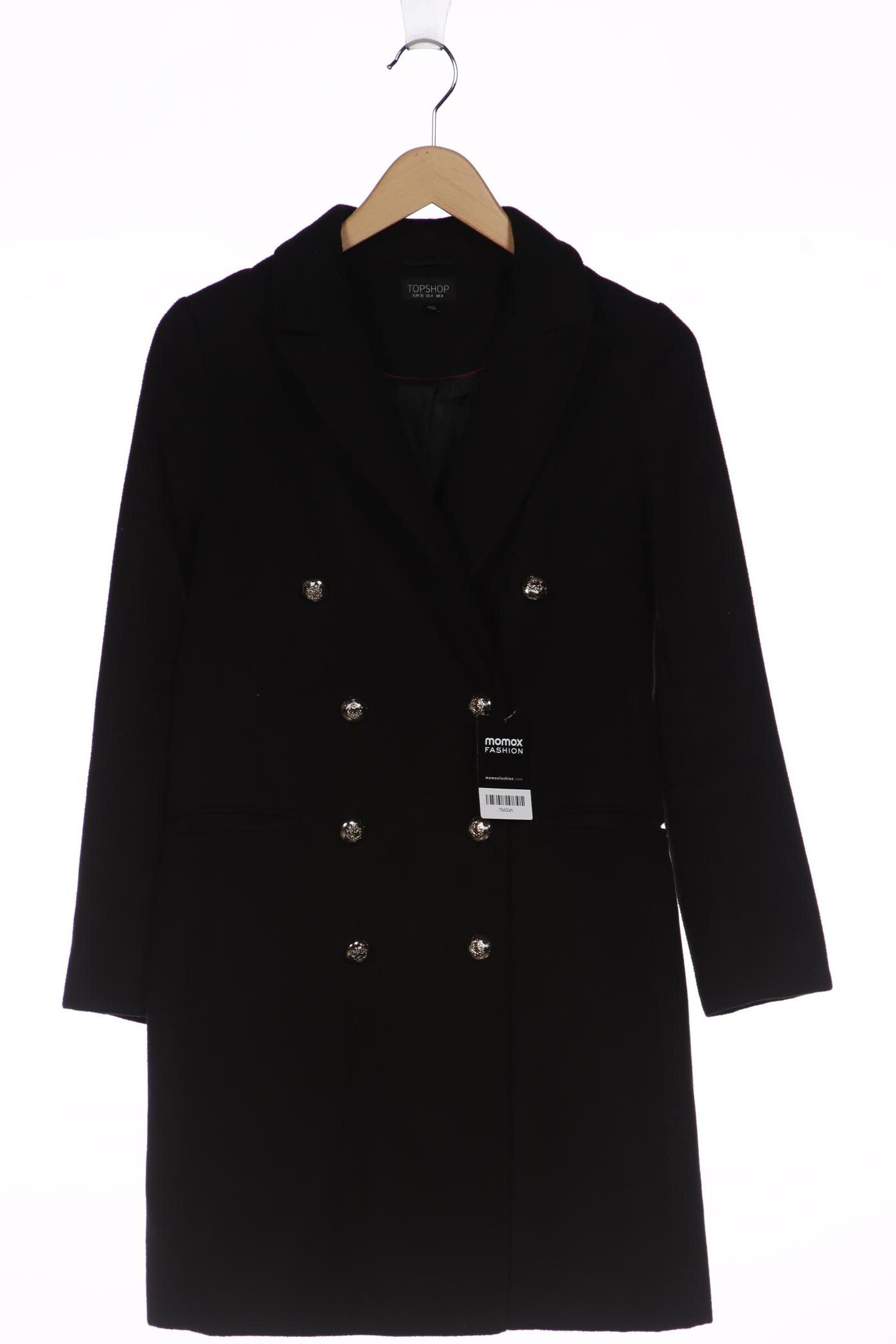 

Topshop Damen Mantel, schwarz