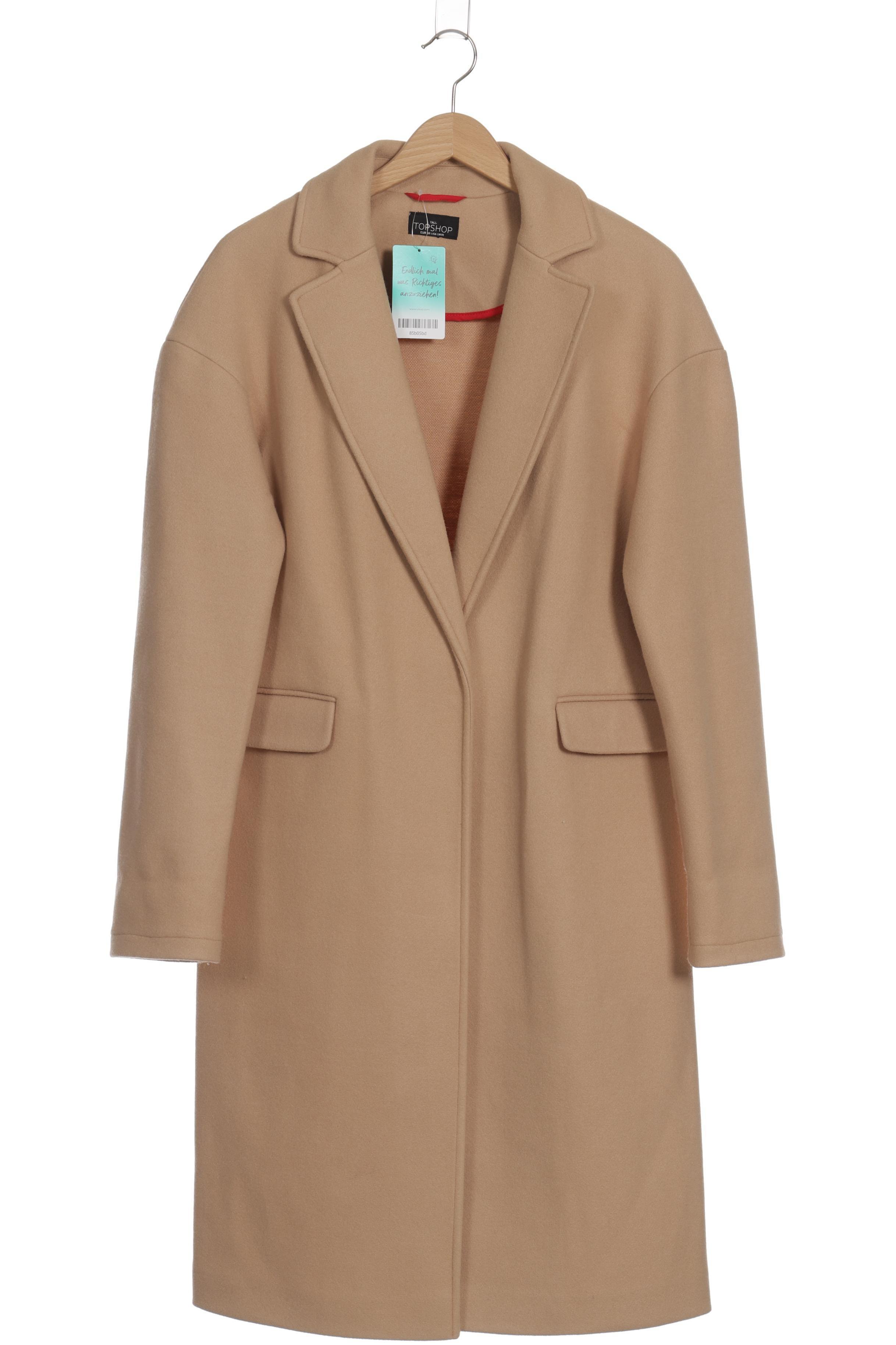

Topshop Damen Mantel, beige, Gr. 38