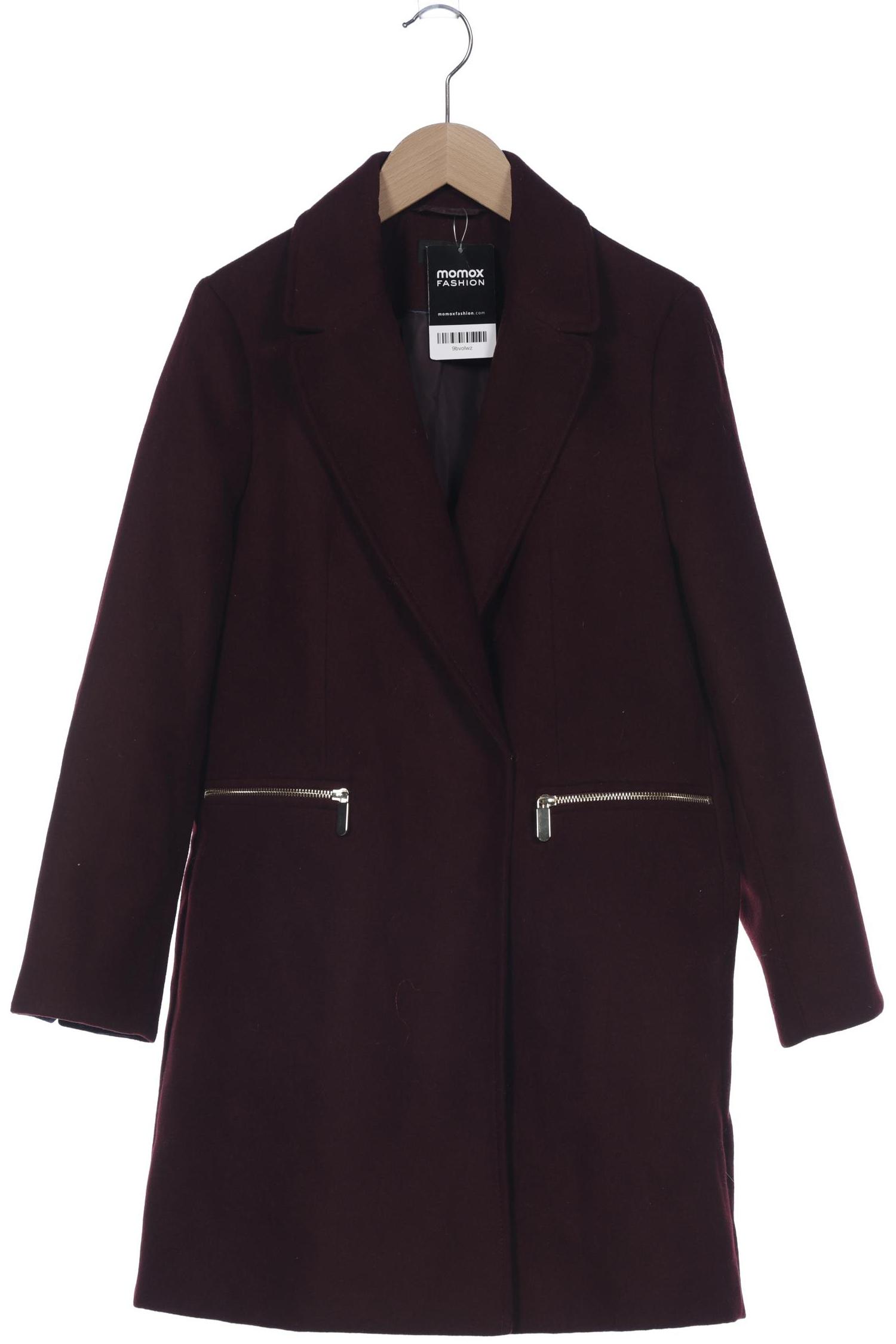 

Topshop Damen Mantel, bordeaux
