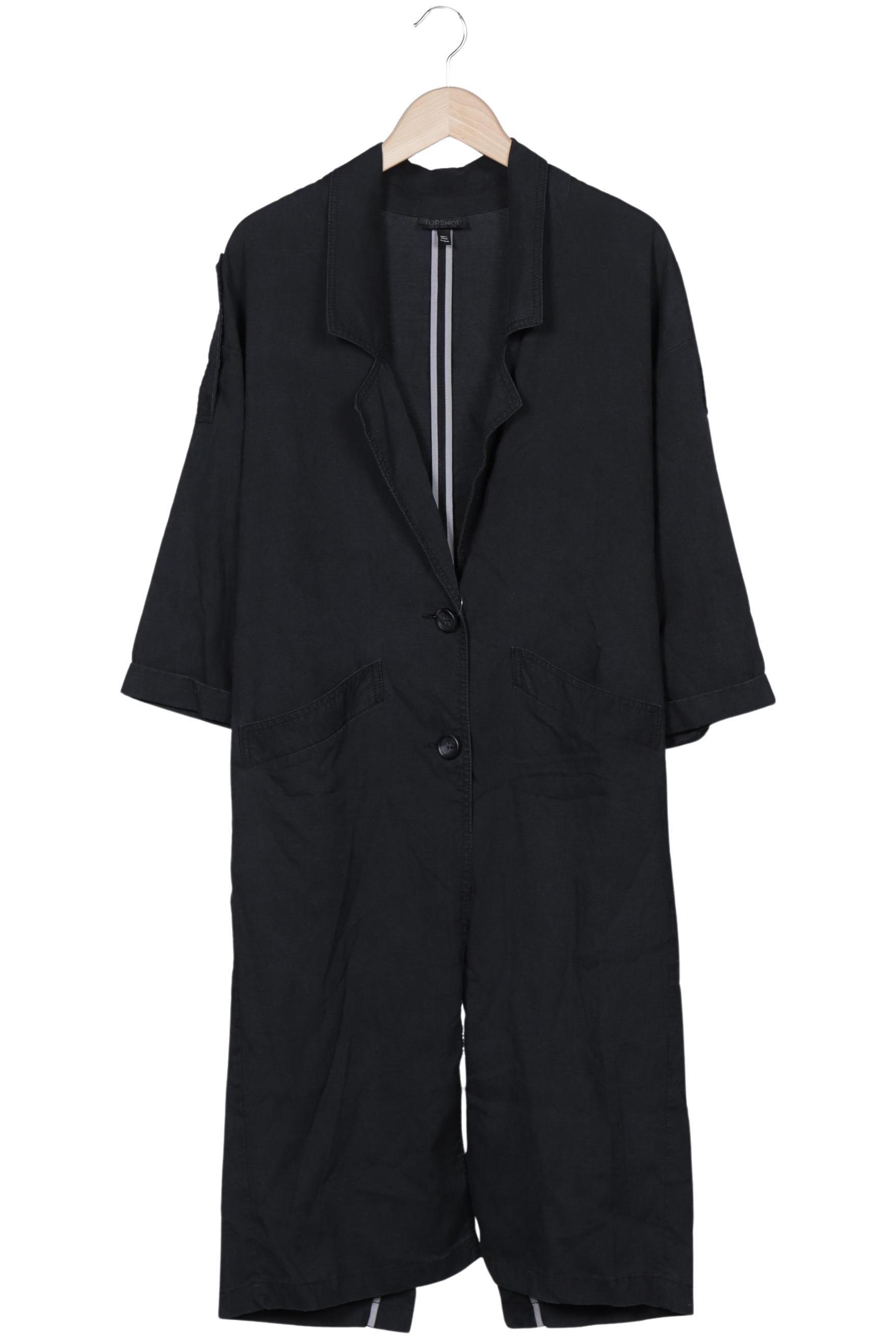

Topshop Damen Mantel, schwarz, Gr. 34
