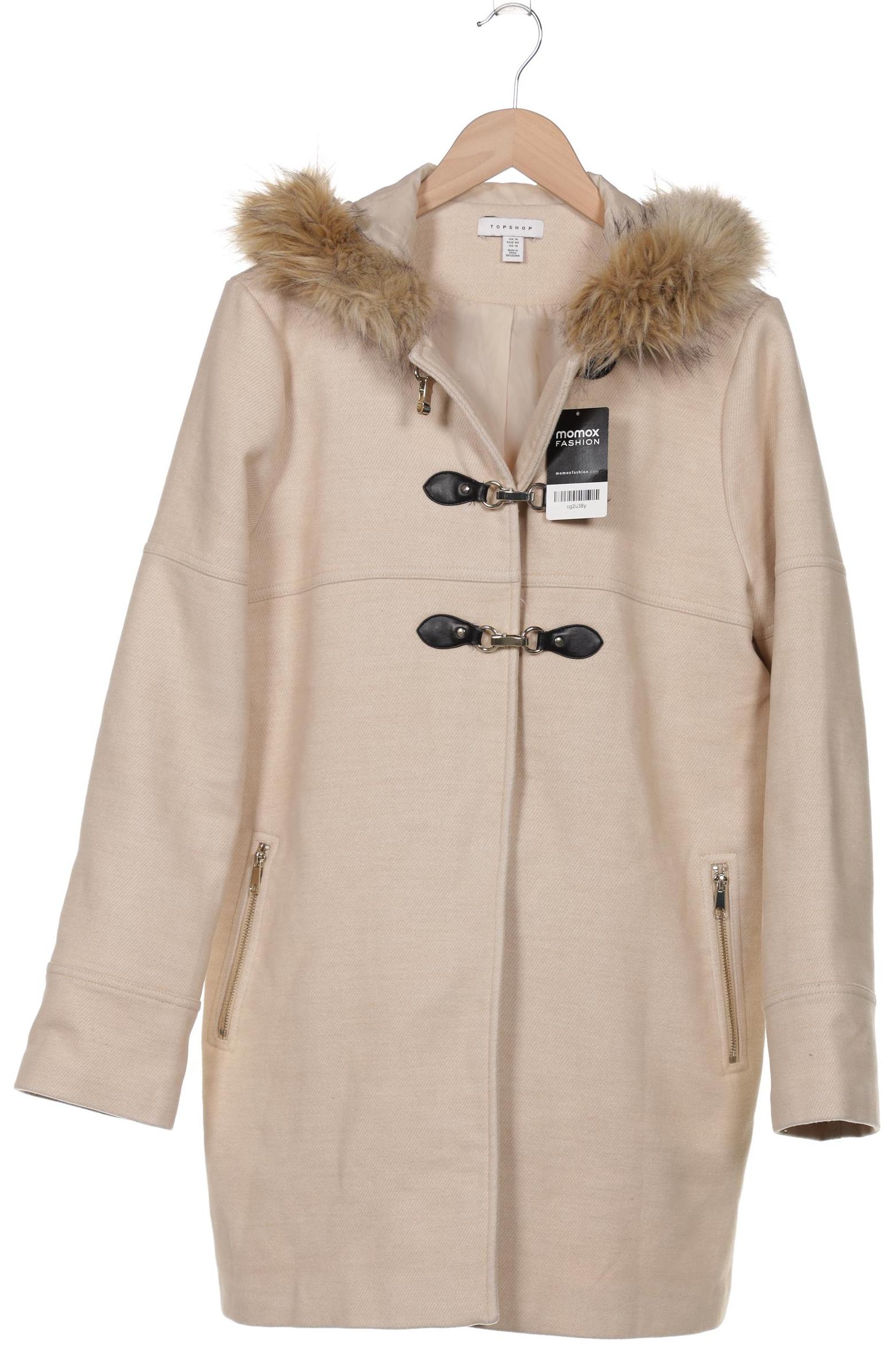 

Topshop Damen Mantel, beige, Gr. 42