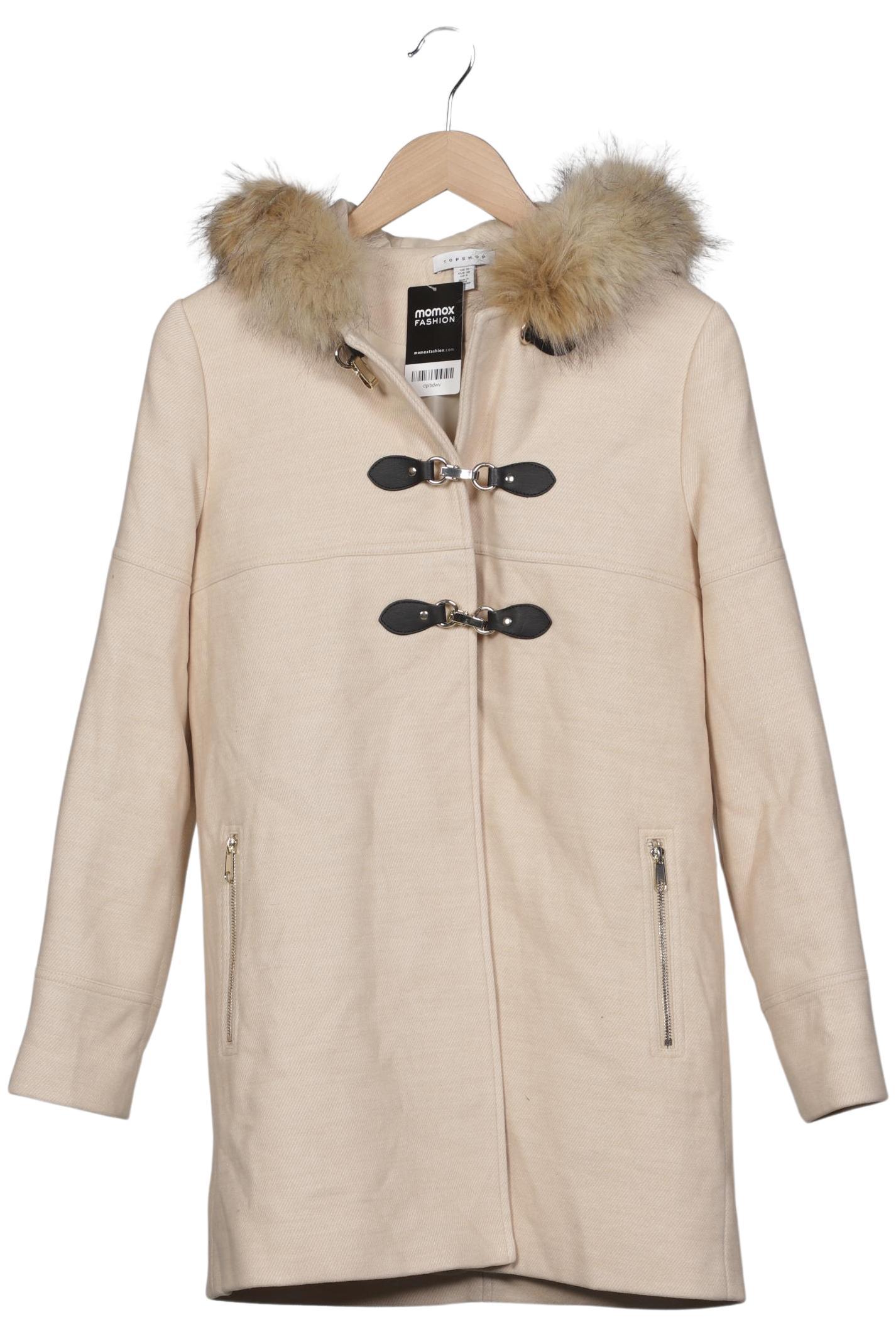 

Topshop Damen Mantel, beige, Gr. 38