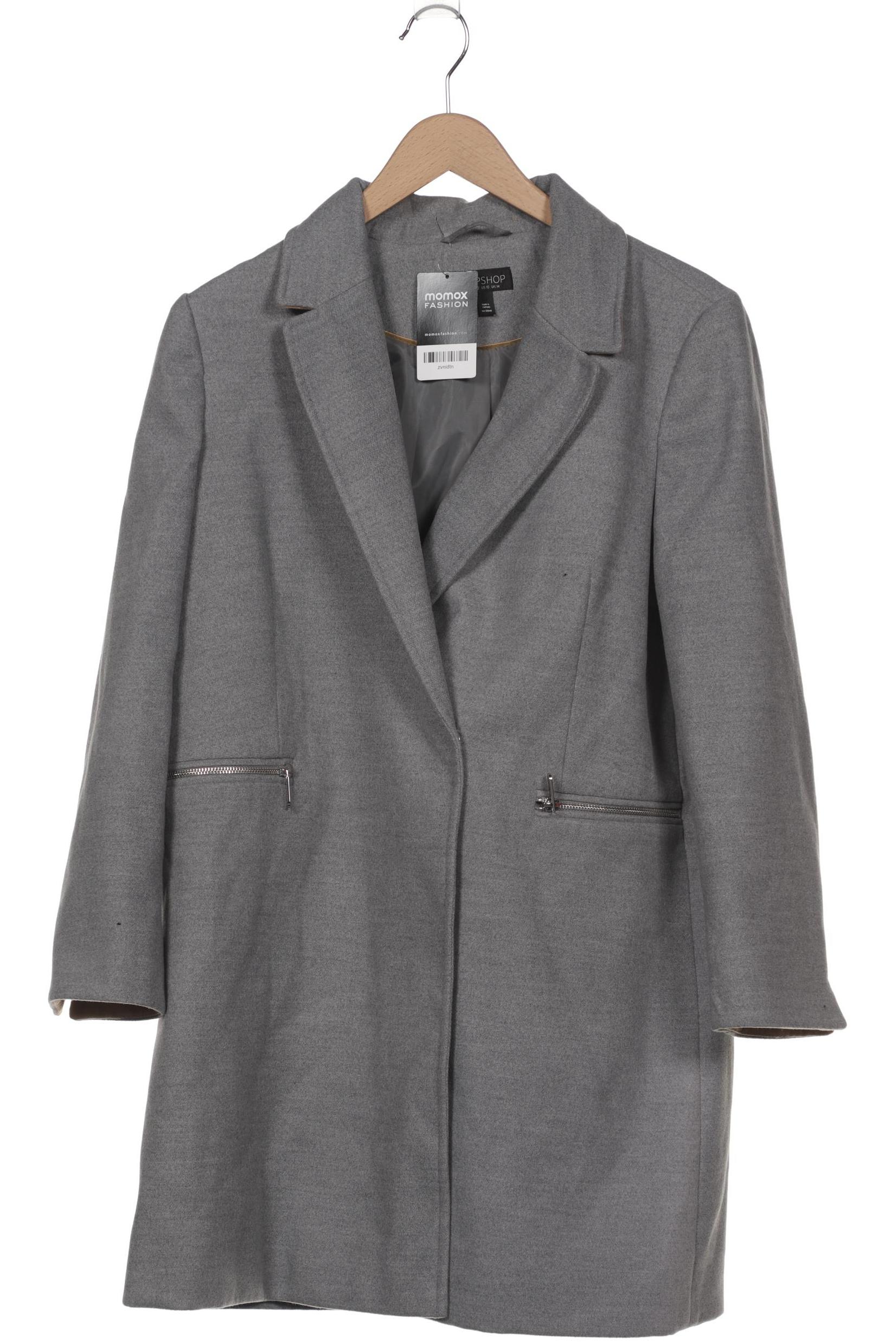 

Topshop Damen Mantel, grau, Gr. 42