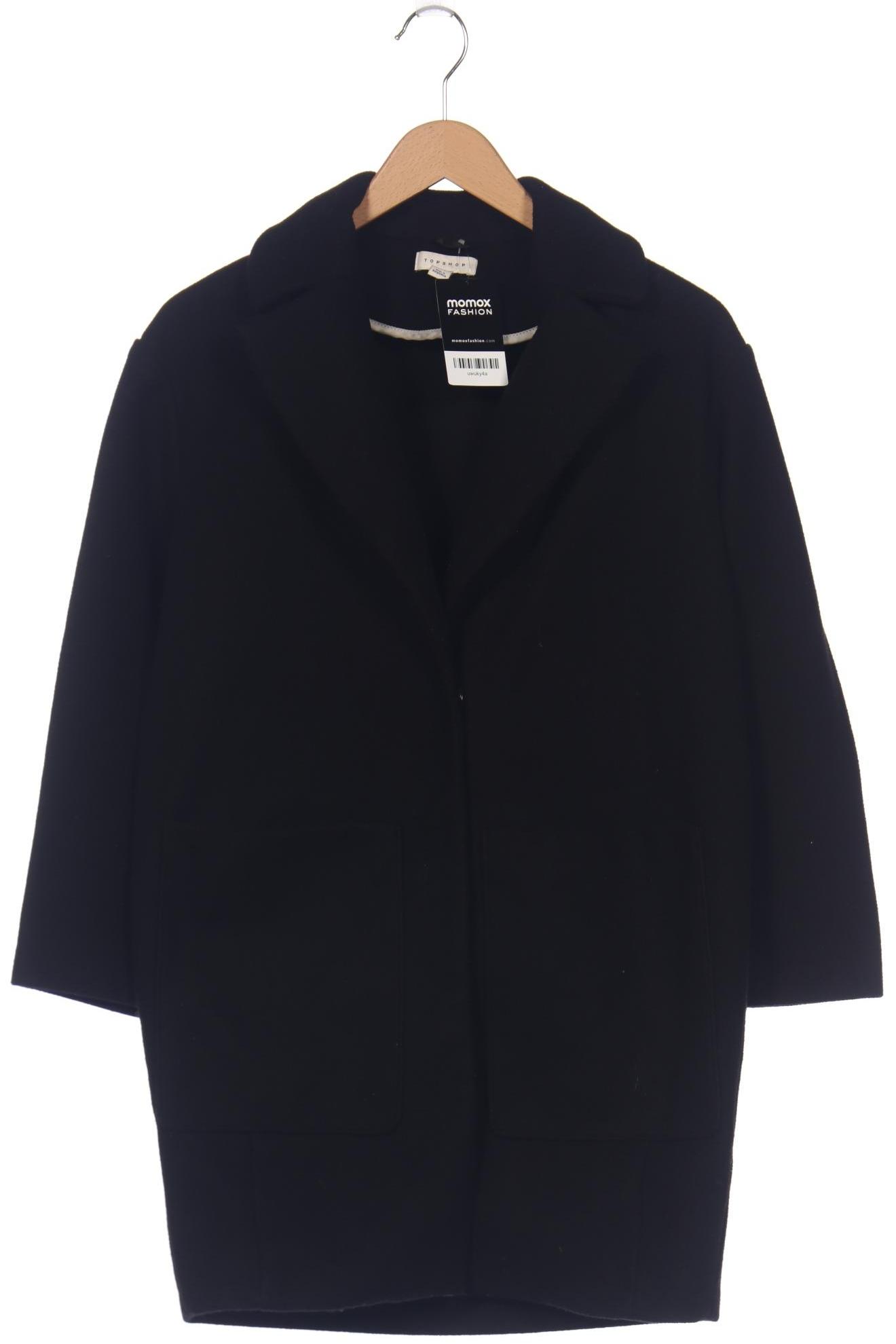 

Topshop Damen Mantel, schwarz, Gr. 36